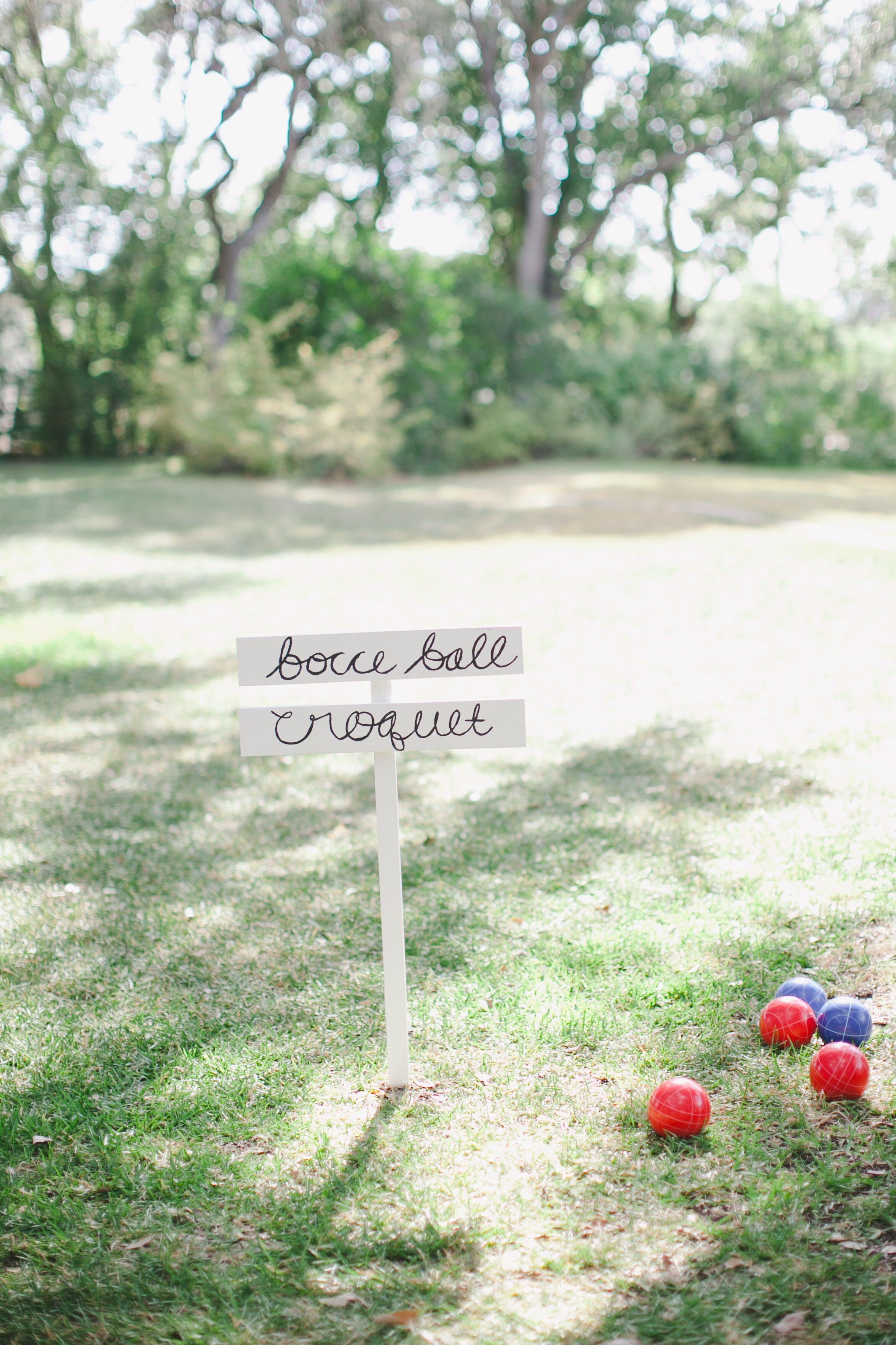 Bocce Ball and Croquet Wedding Entertainment