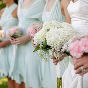 Pink Carnation and Baby's Breath Bouquet