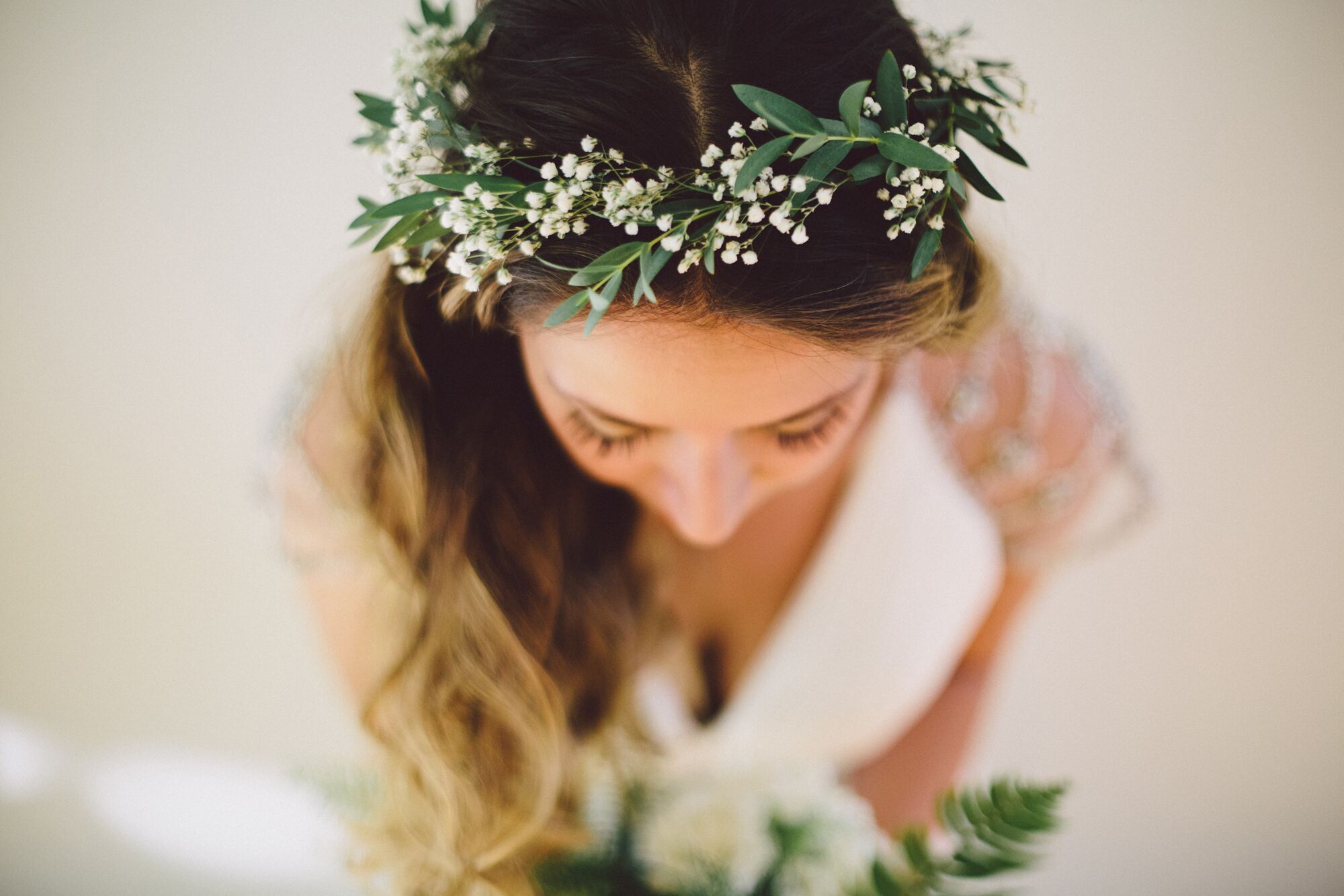 Baby's breath flower crown best sale for baby