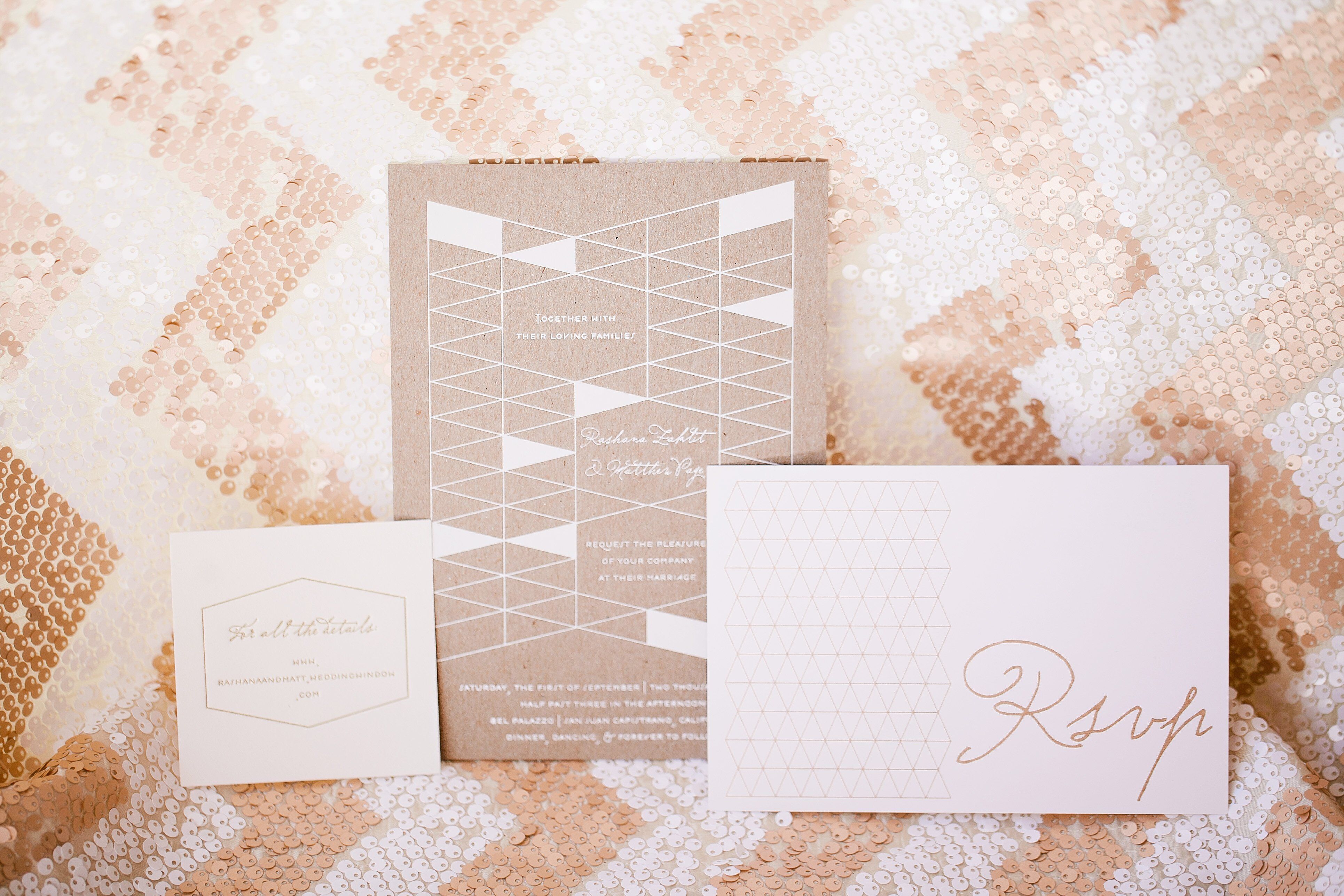 Elegant Contemporary Invitation Suite