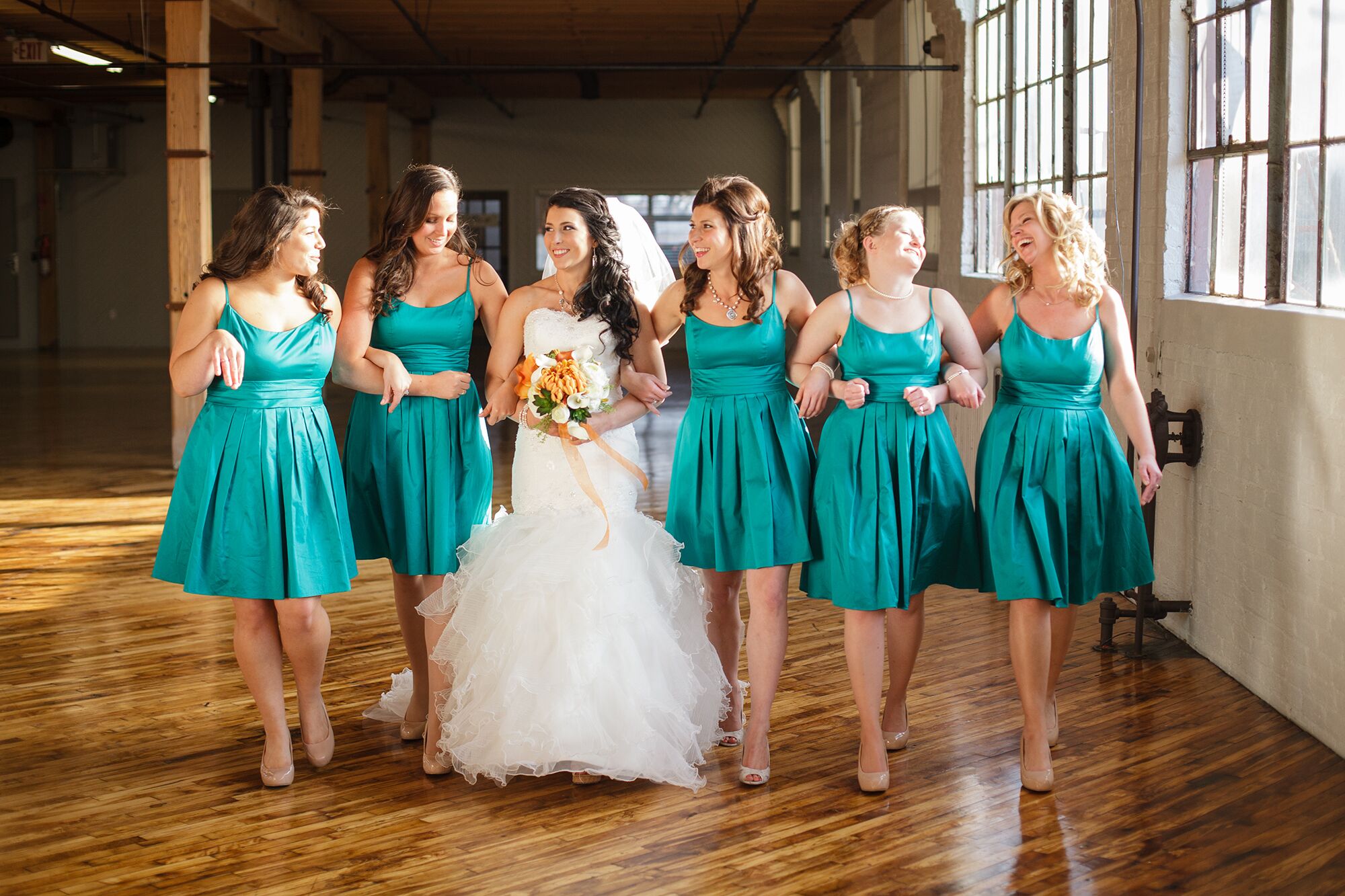 Cheap teal 2024 bridesmaid dresses