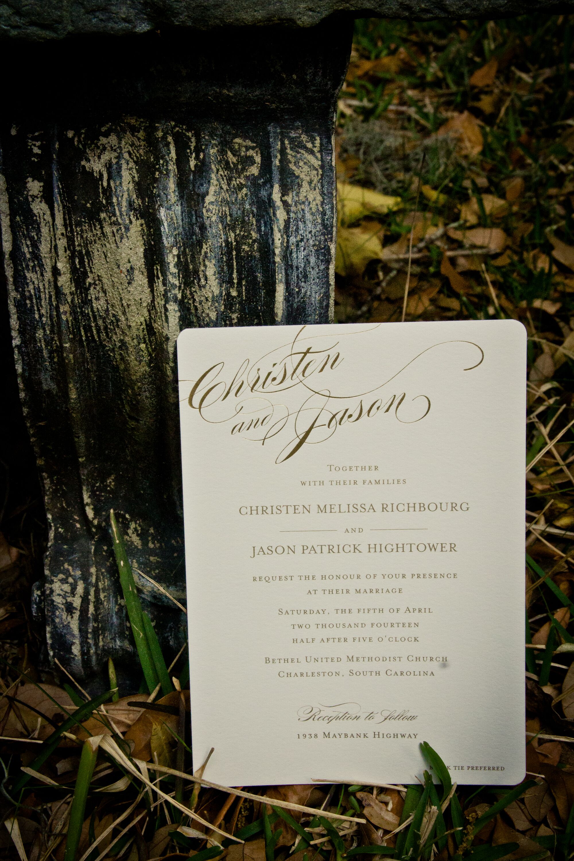 Traditional Ivory Wedding Invitations
