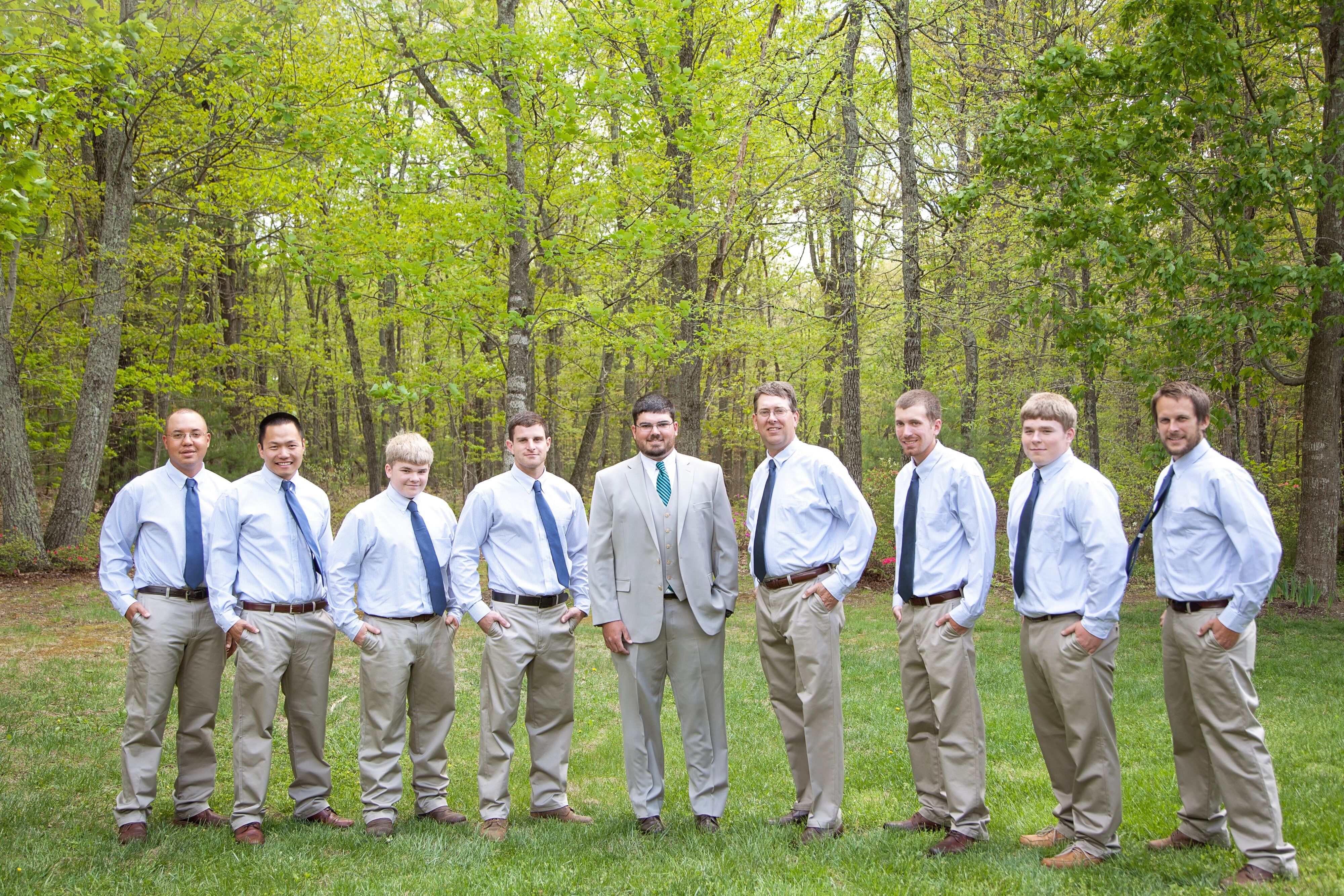 Groomsmen khaki outlet pants