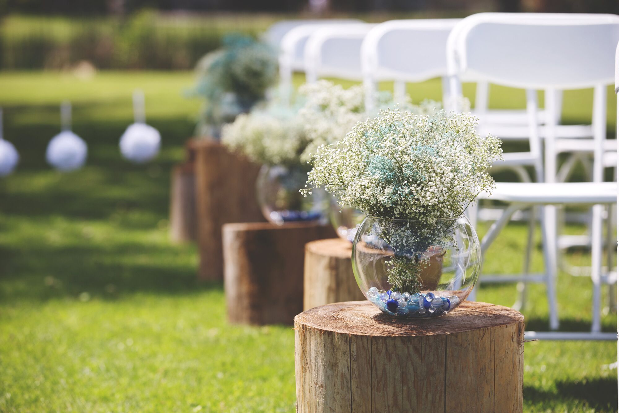 Aisle Garland with Baby's Breath – Intrigue Teaches