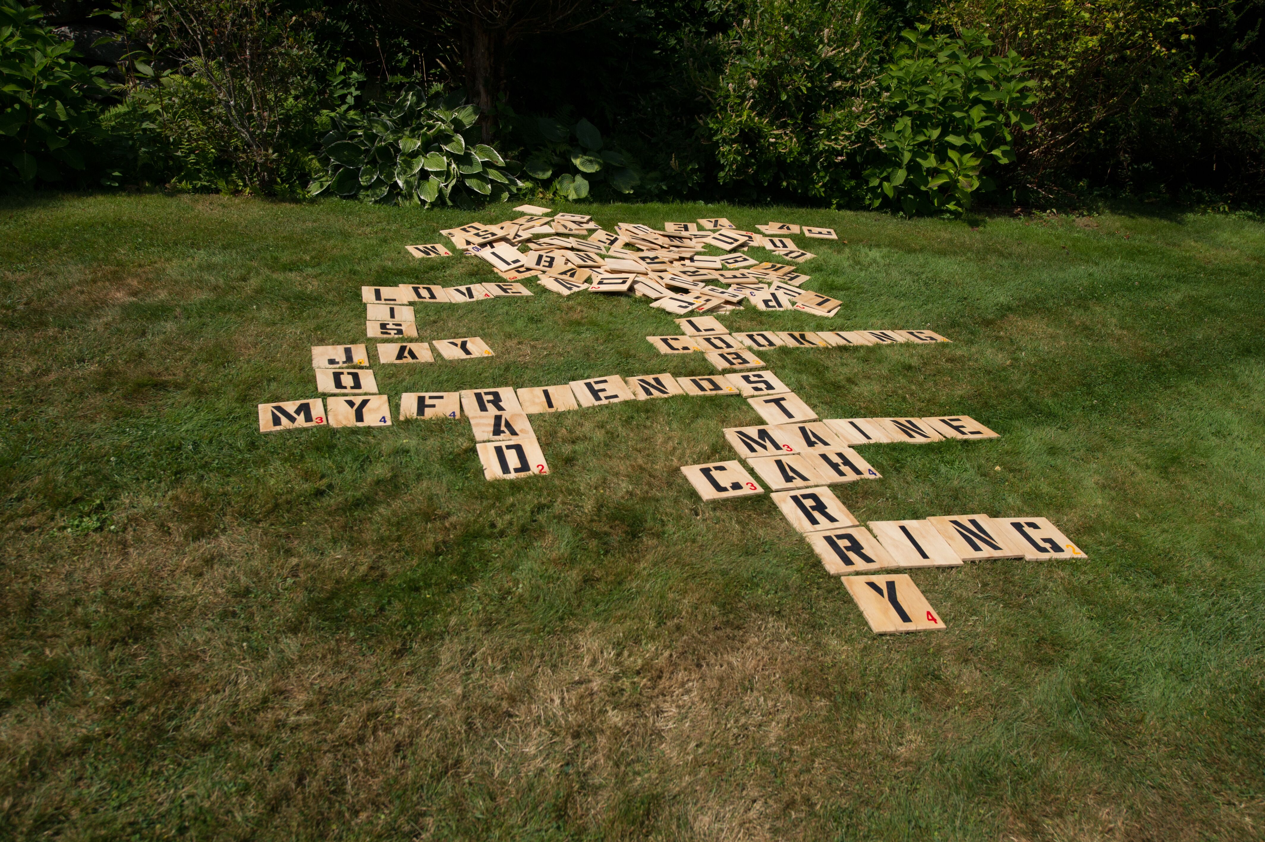 Life-Size Scrabble-Inspired Lawn Game