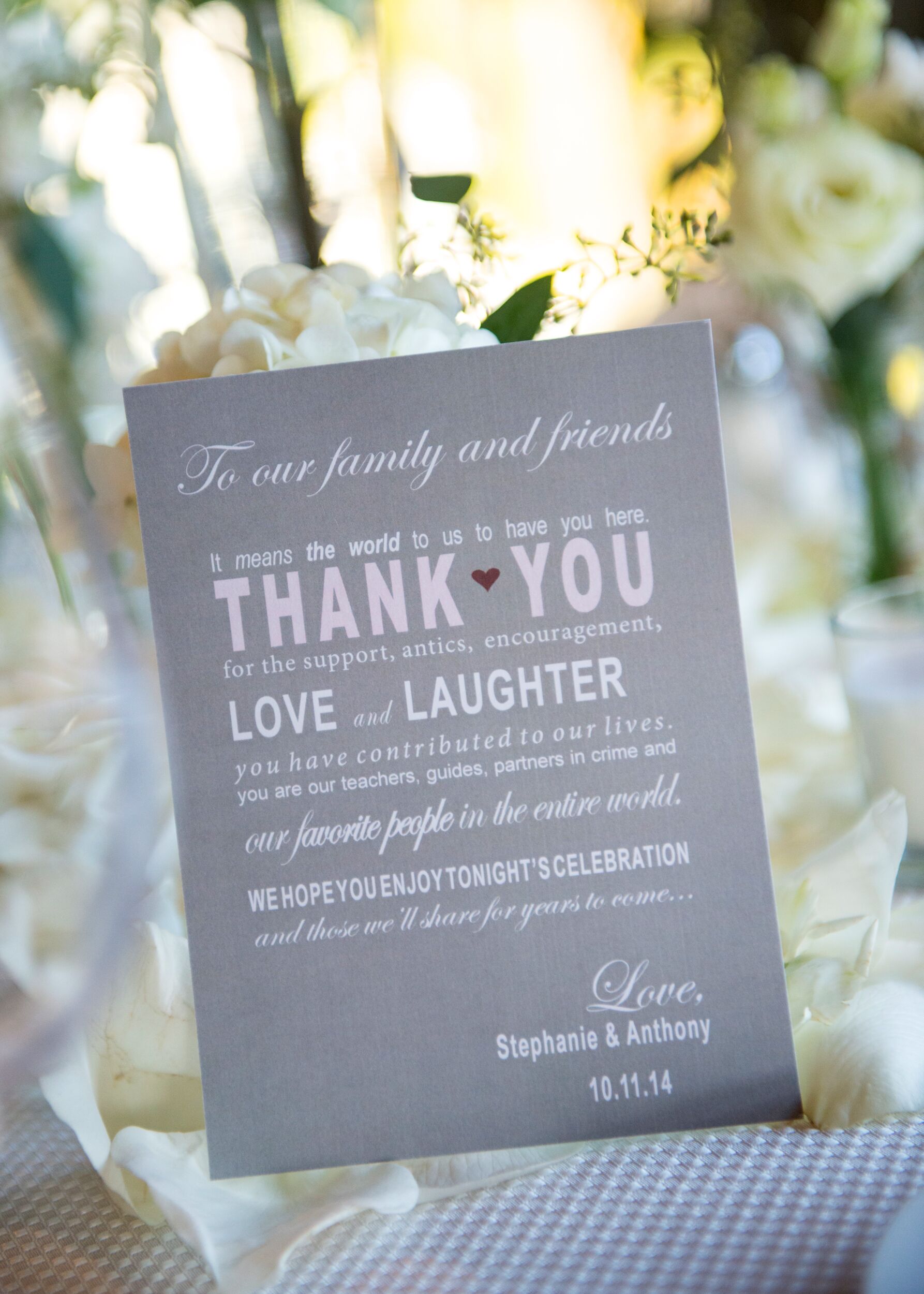 White Rose Petal Centerpiece Decor 