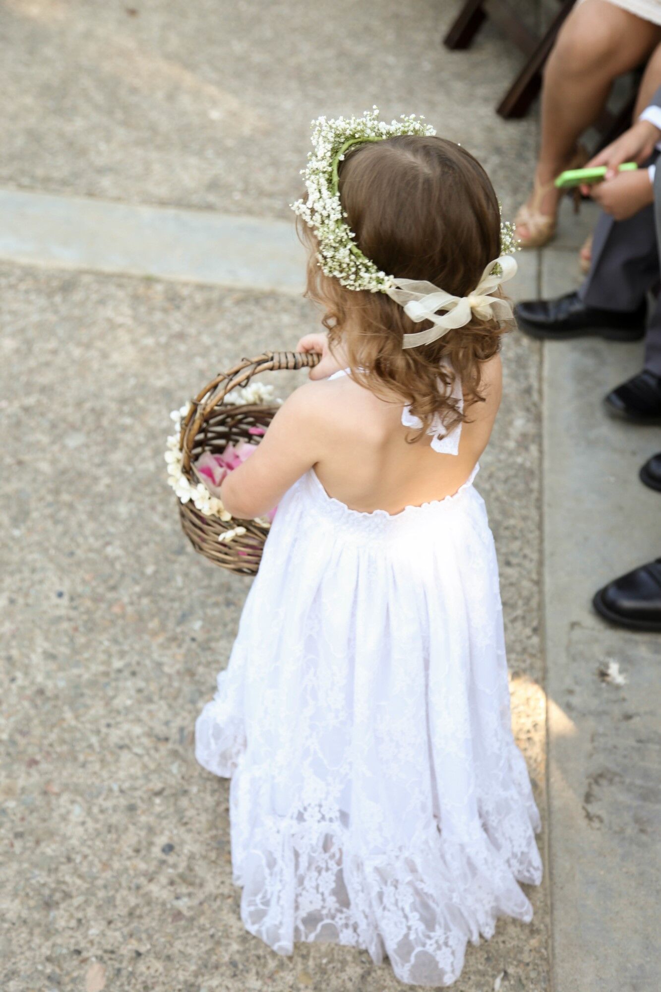 Flower Girl Baby S Breath Flower Crown