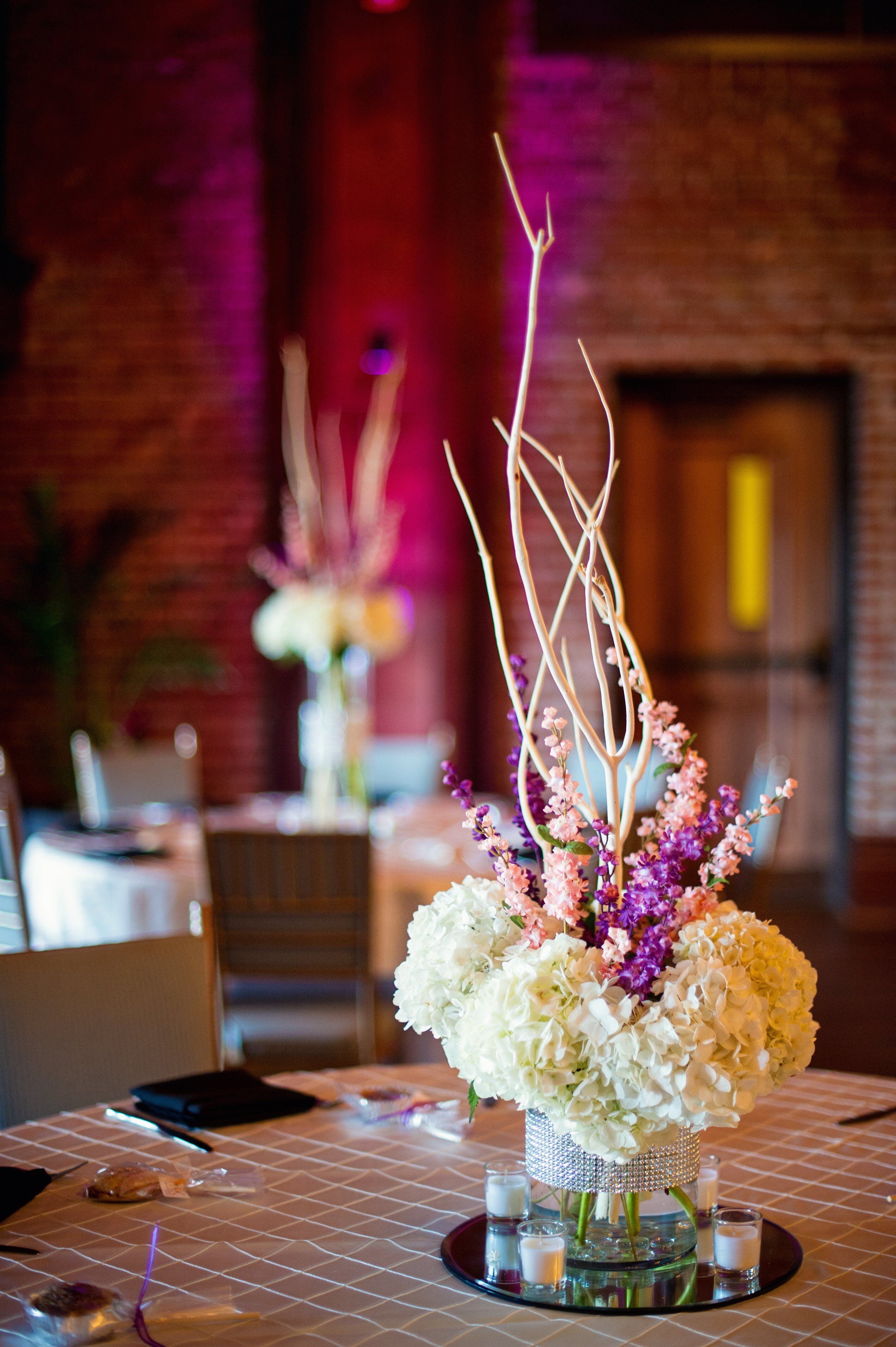 Small Hydrangea Centerpiece