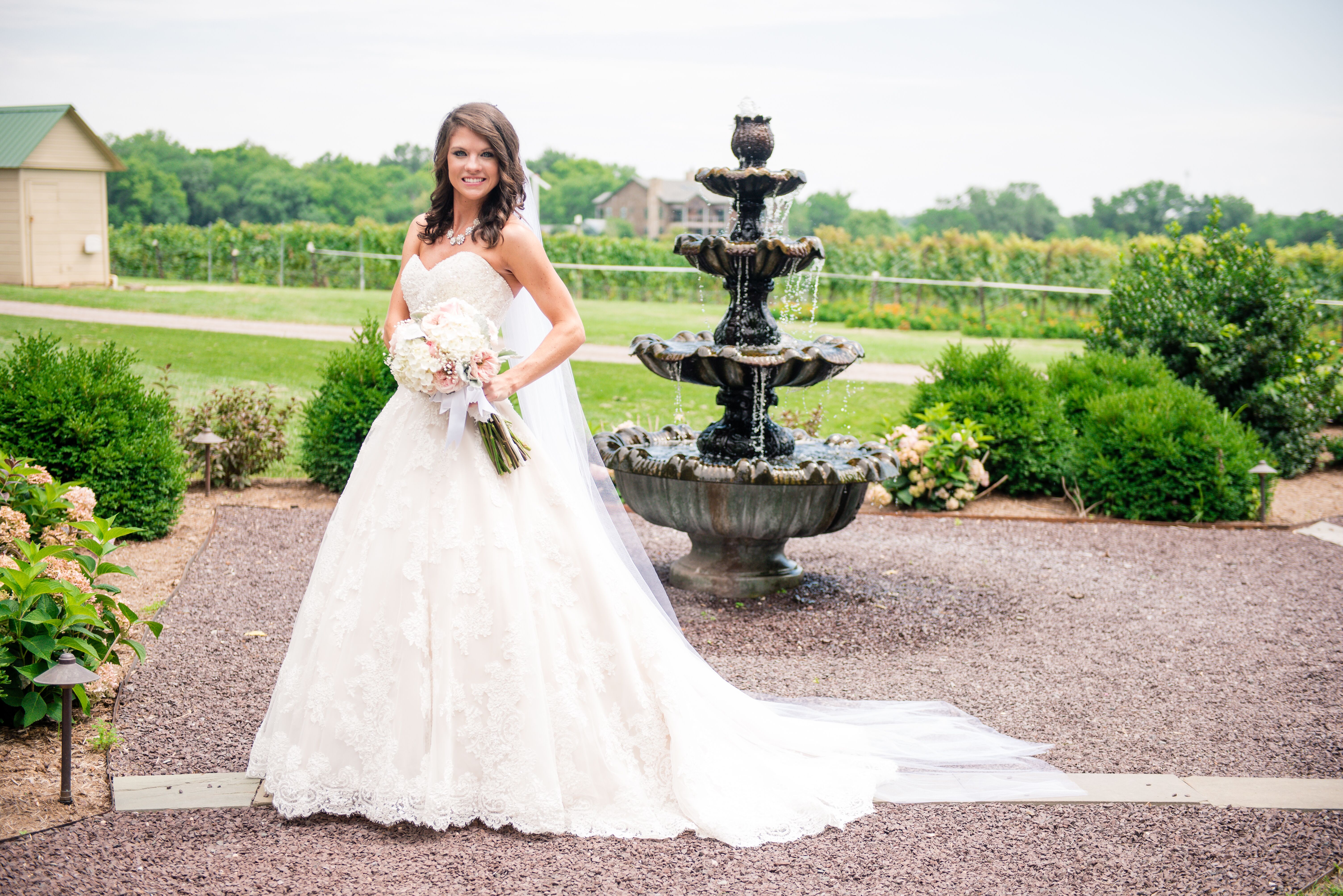 chapel length dress