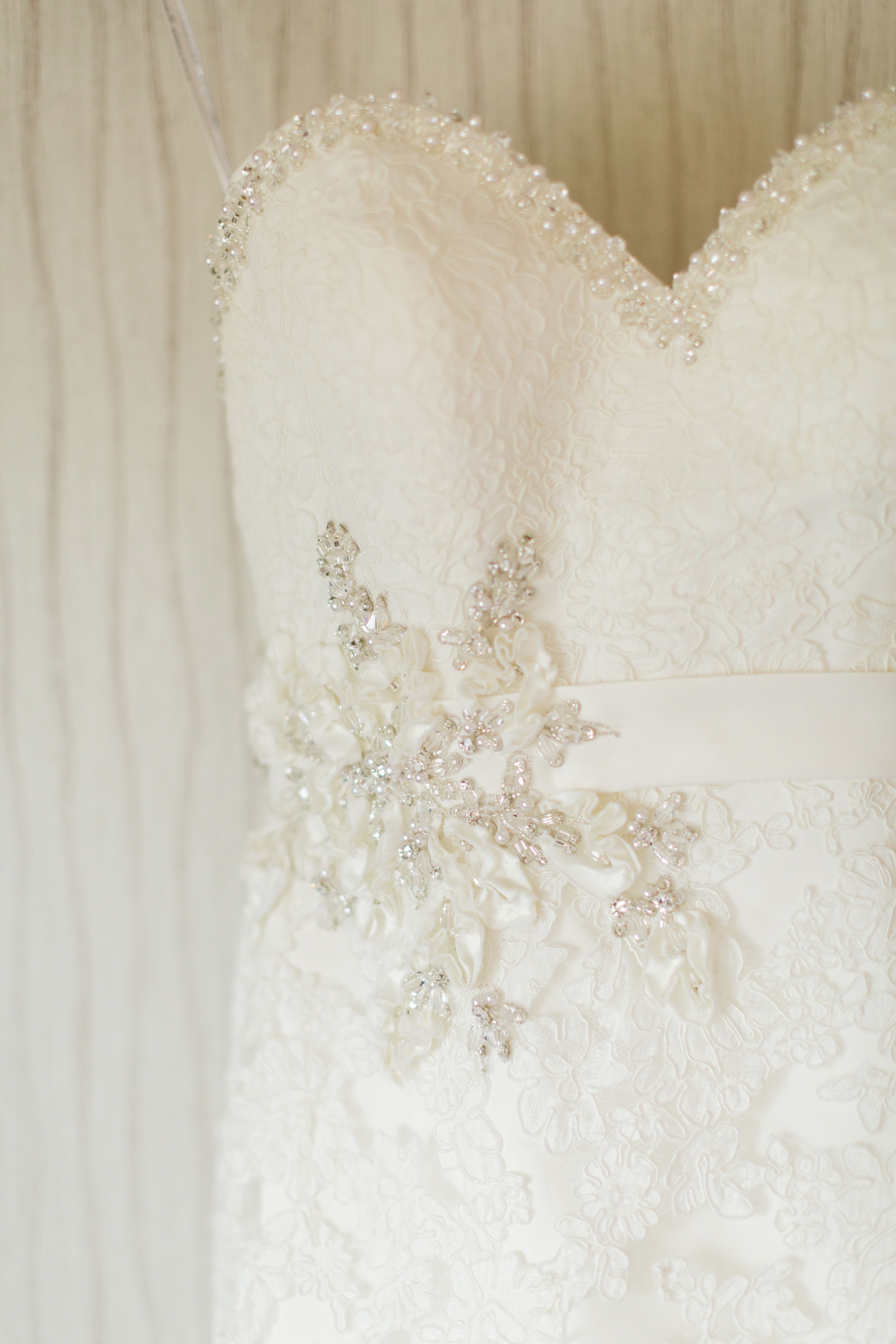 Allure Lace Wedding Dress with Applique Detail