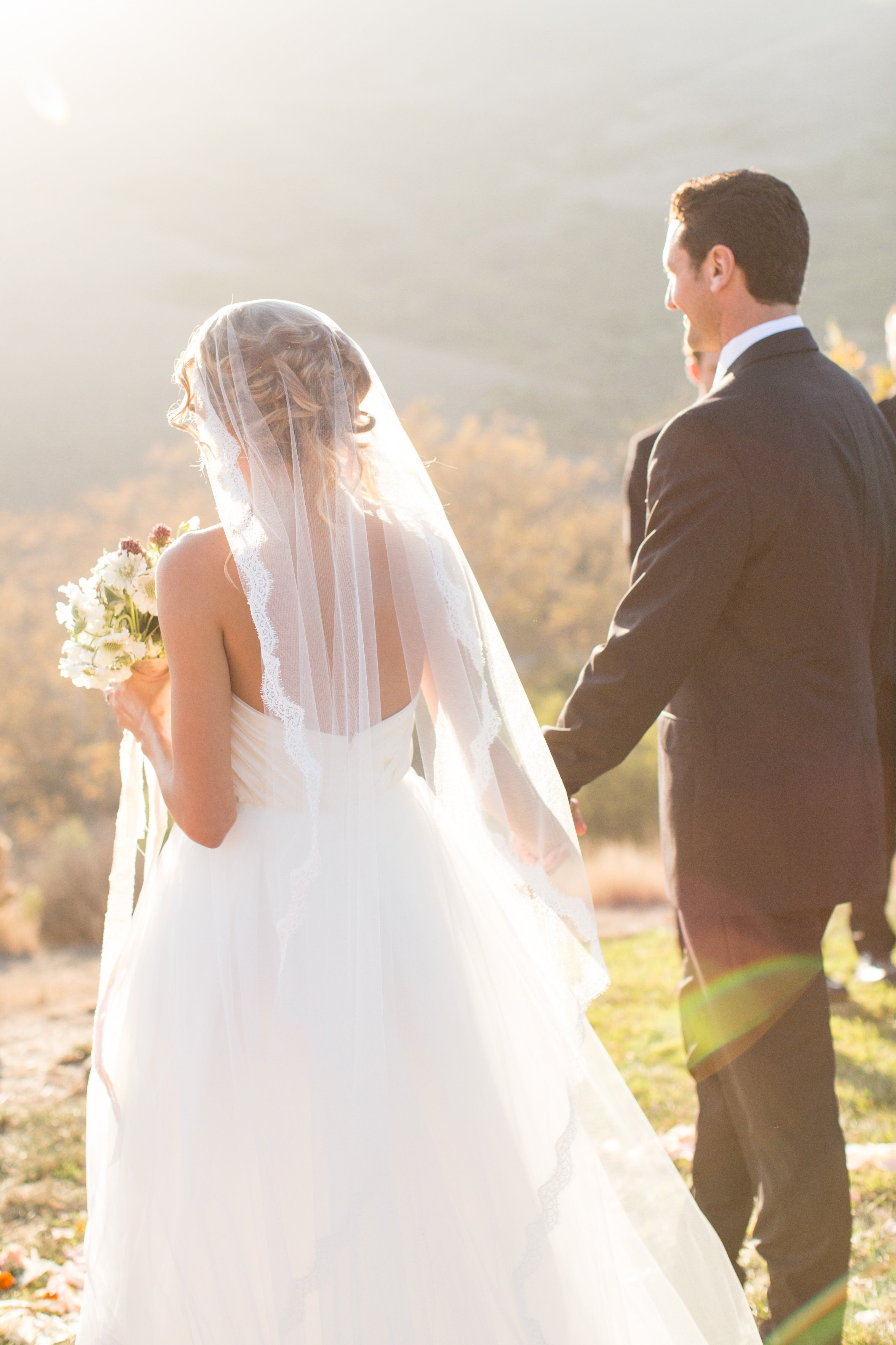 lace lined veil