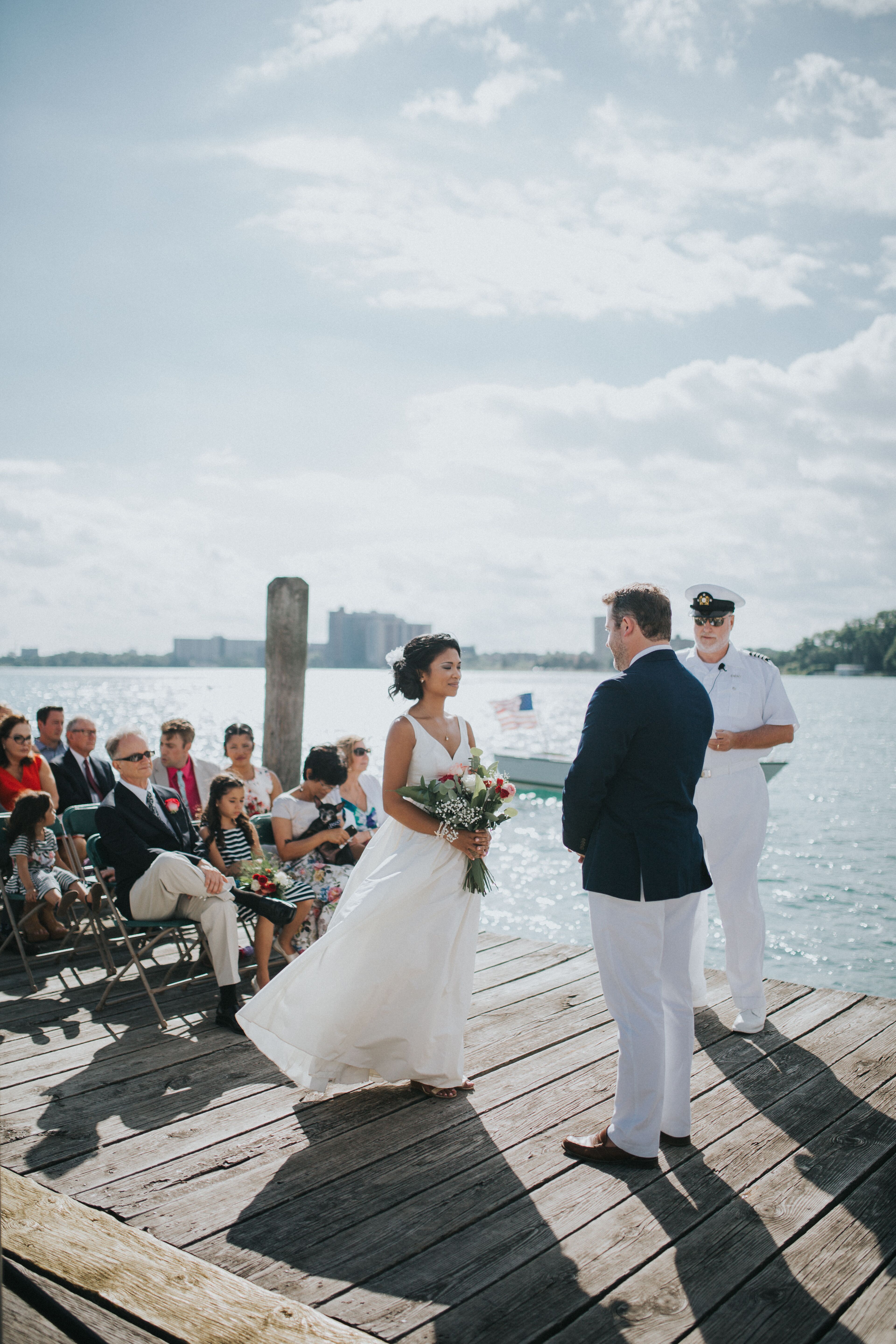 Dress Attire at Nautical-Themed Wedding
