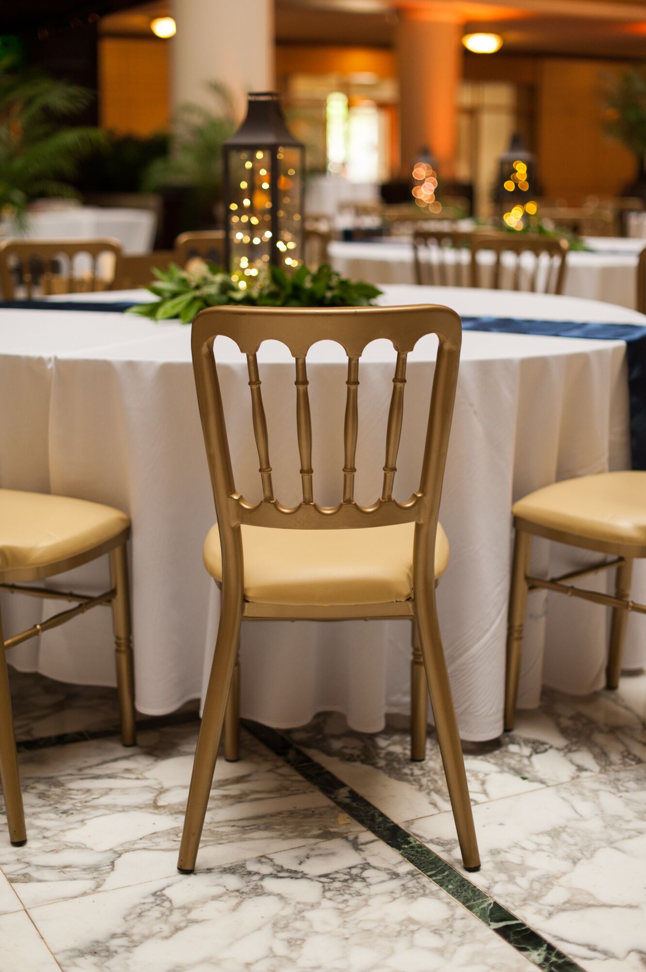 Gold Reception Chairs