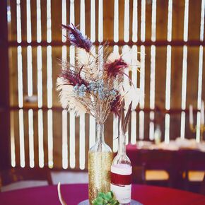 Feather Wedding Centerpieces