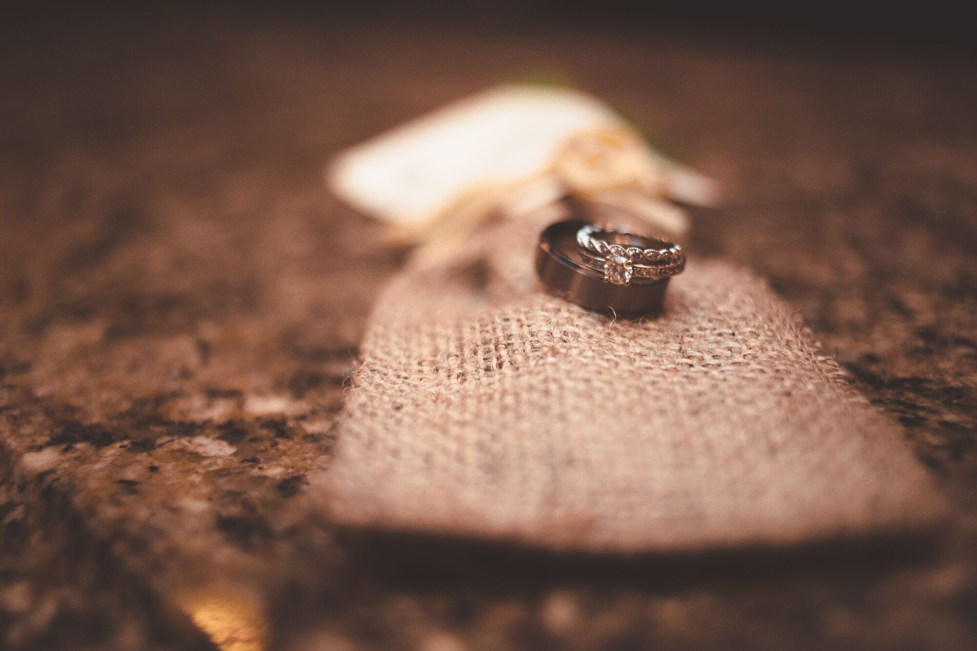 Engagement and Wedding Bands Shot