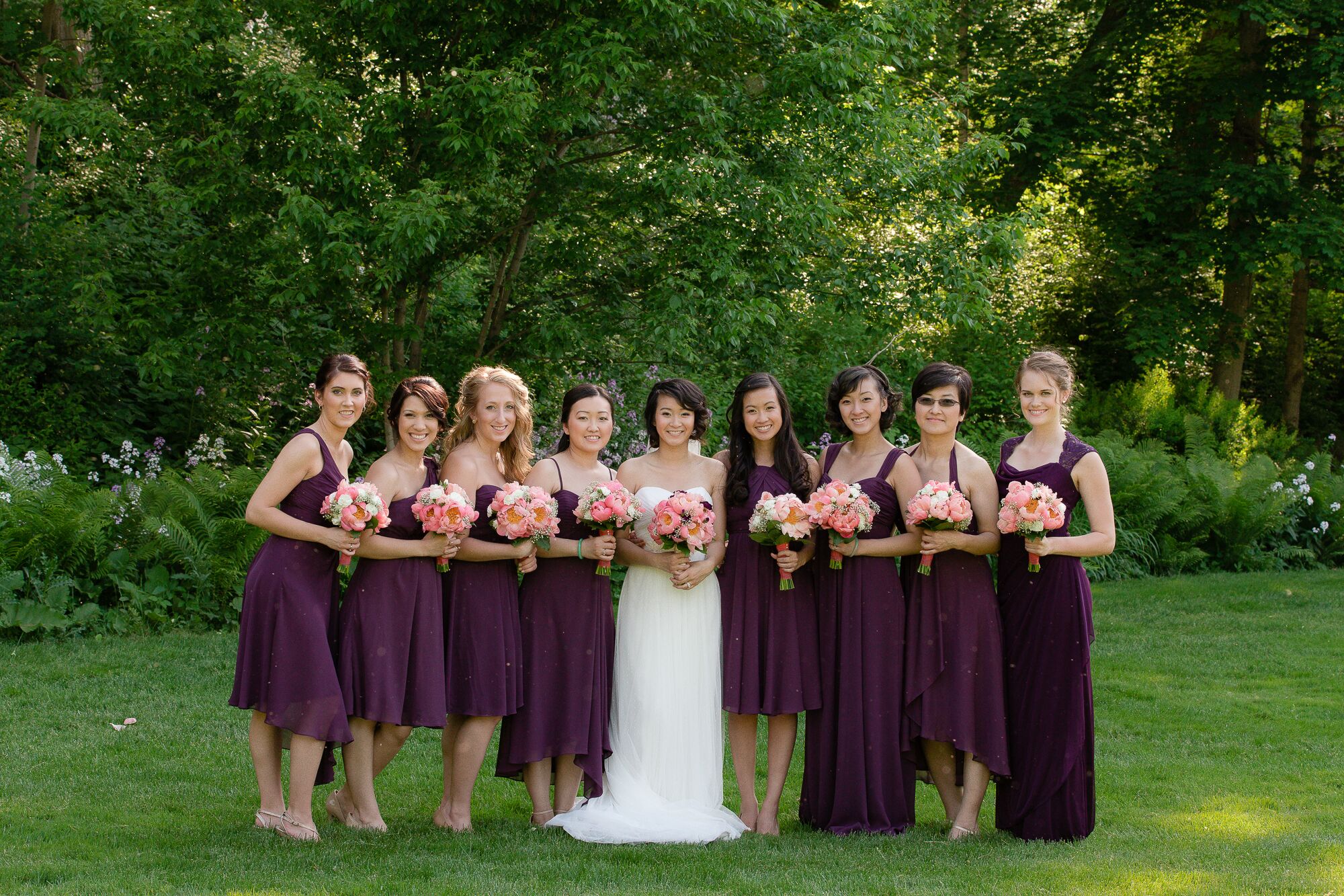 Plum bridesmaids hotsell