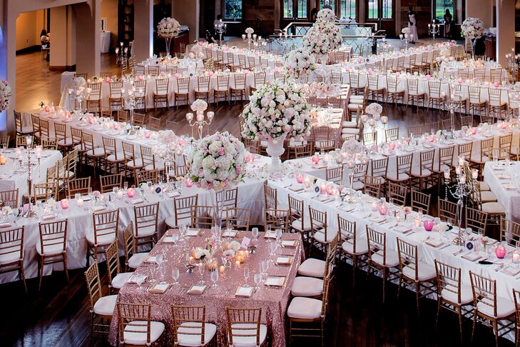 X Seating Arrangement With Chiavari Chairs