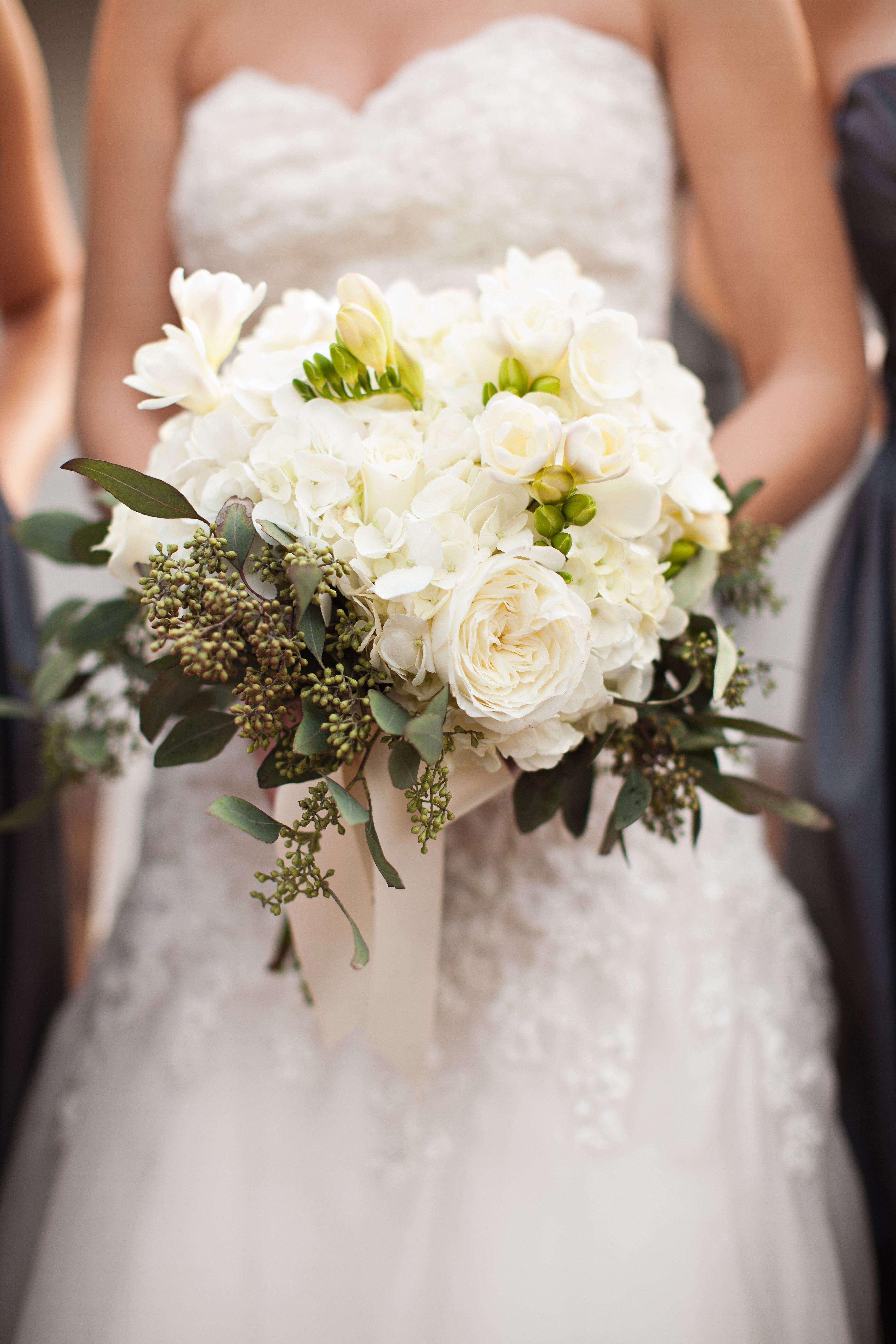 Romantic White Bridal Bouquet