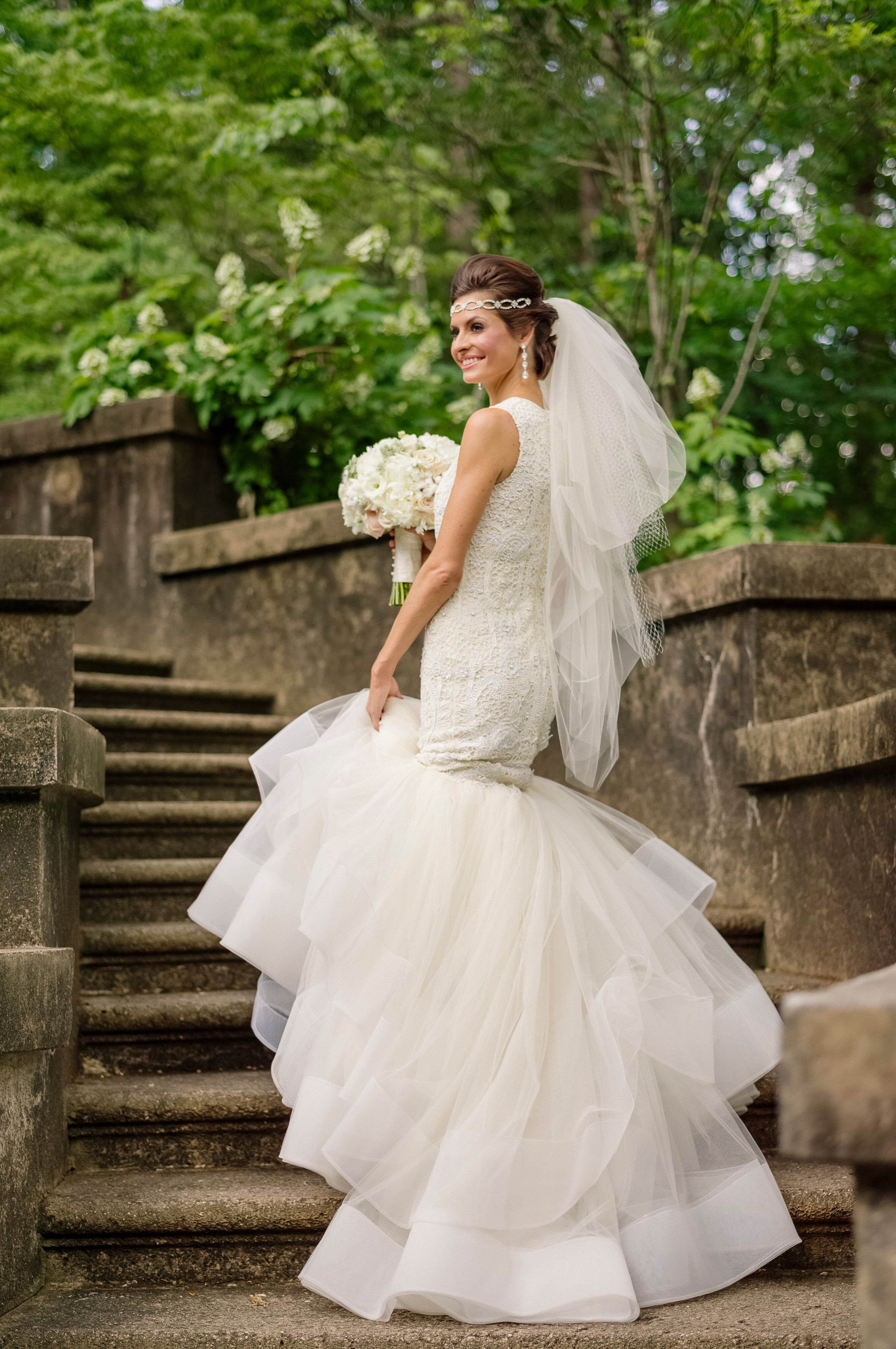 Great Gatsby-Inspired Lazaro Wedding Dress