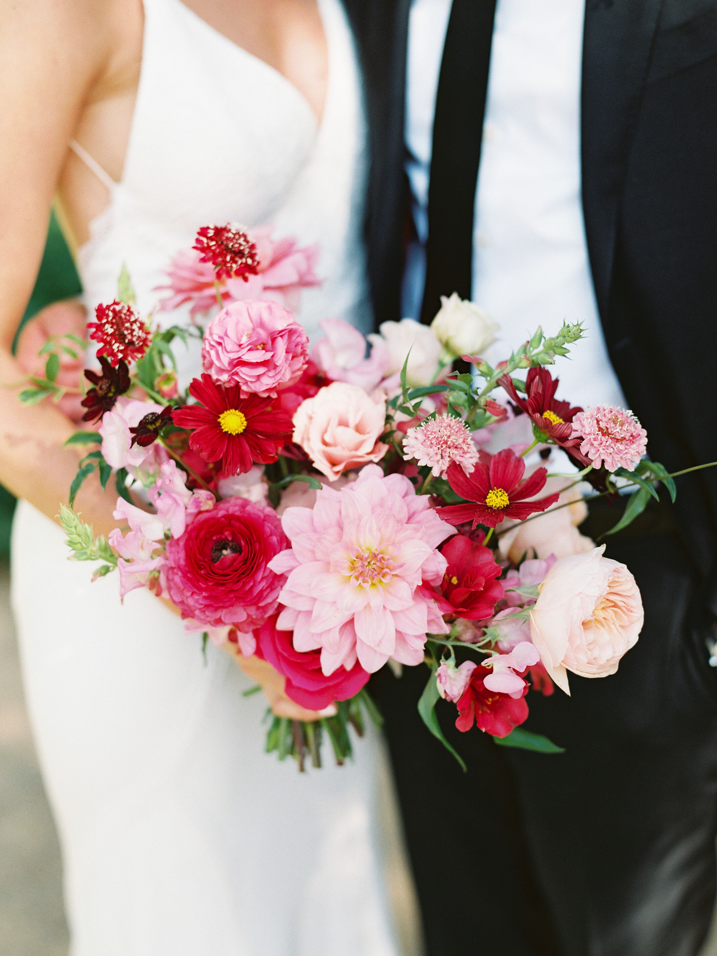 Hot Pink and Lucite Dominated the Aesthetic of This Wedding at Skylight