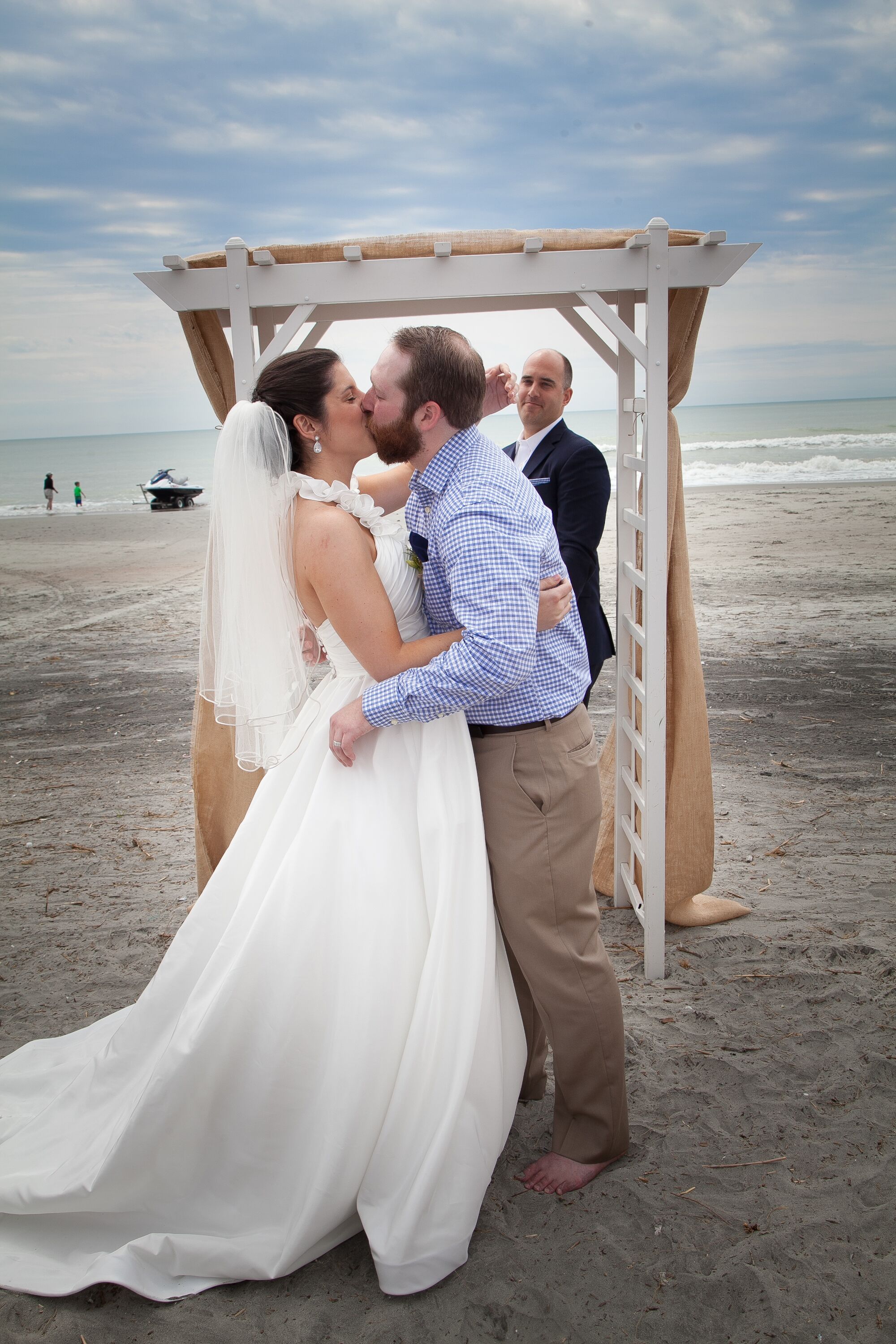 Folly Beach Waterfront Wedding Ceremony