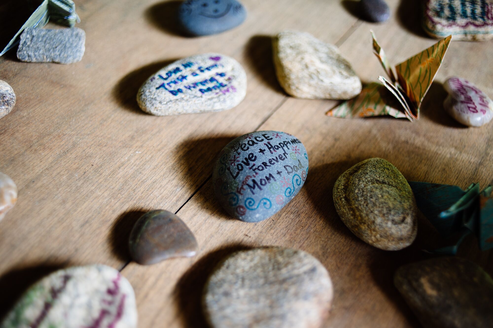Advice Keepsake Rocks From Guests