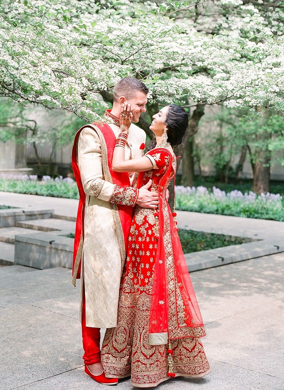 A Classic, Elegant Multicultural Wedding at the Chicago Botanic Garden