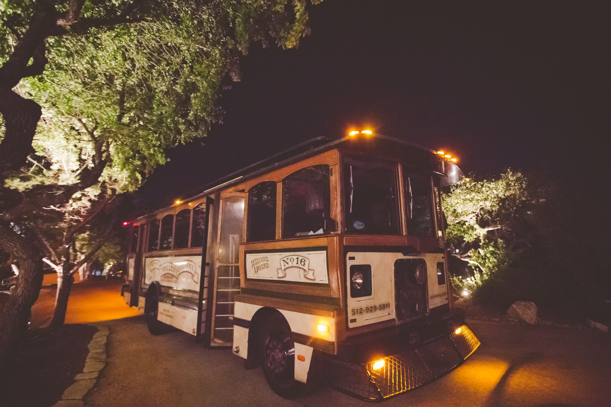 Reception Trolley Bus Transporation