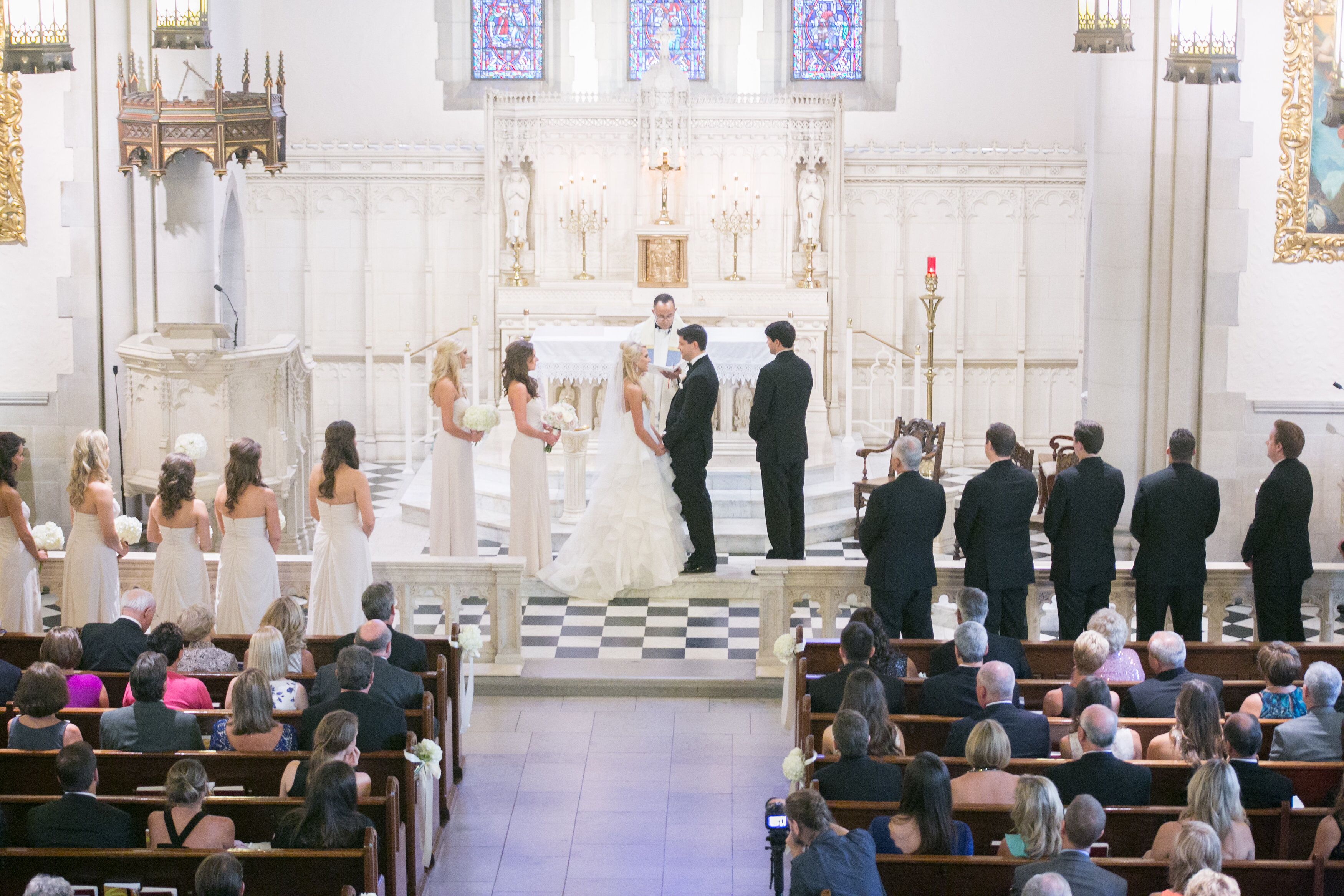 Our Lady of Lourdes Wedding Ceremony