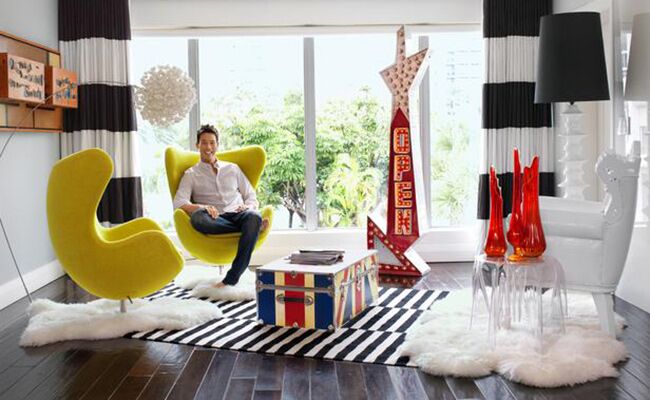 HGTV Design Star David Bromstad Miami Home Tour Photos