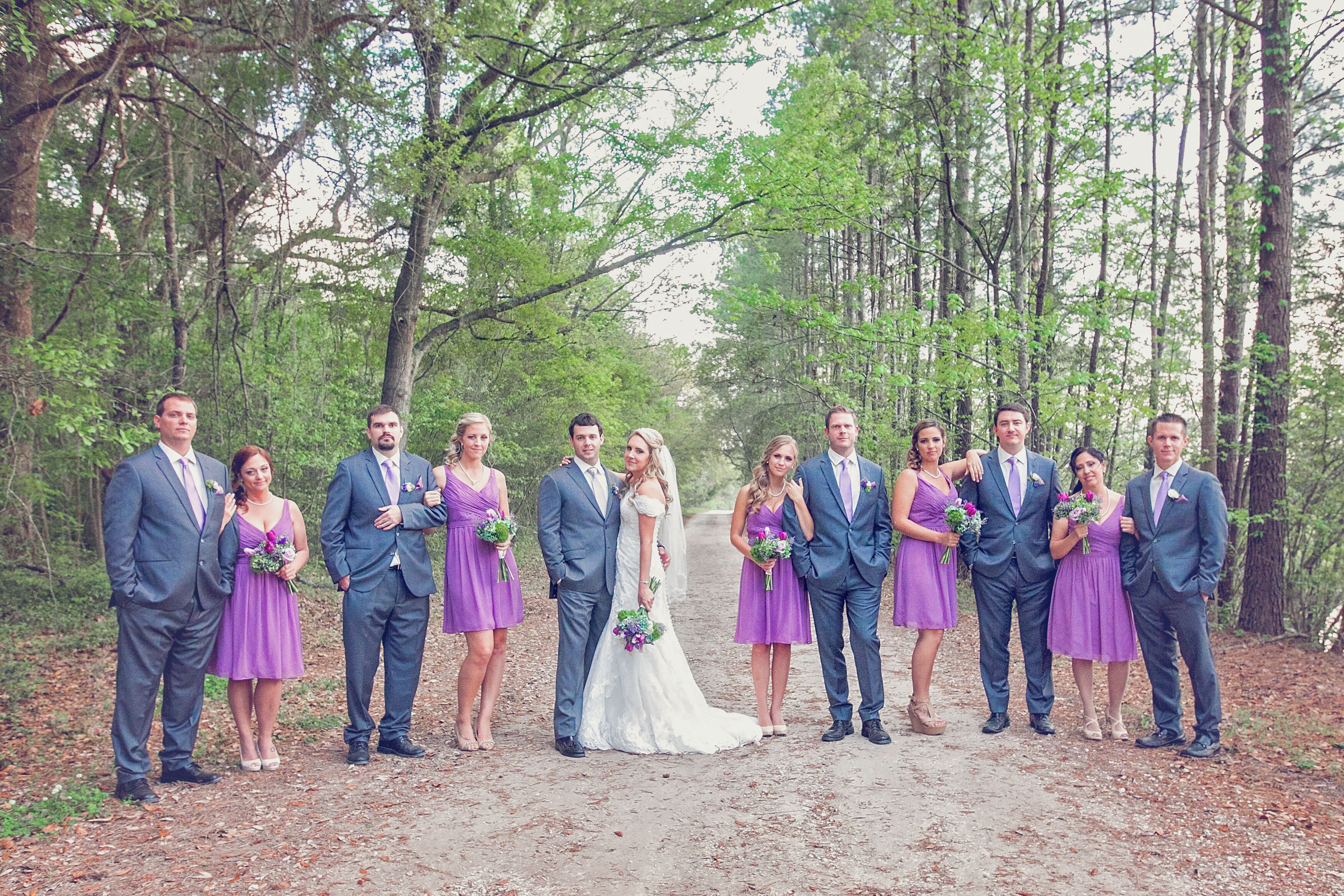 Wisteria colored clearance bridesmaid dresses