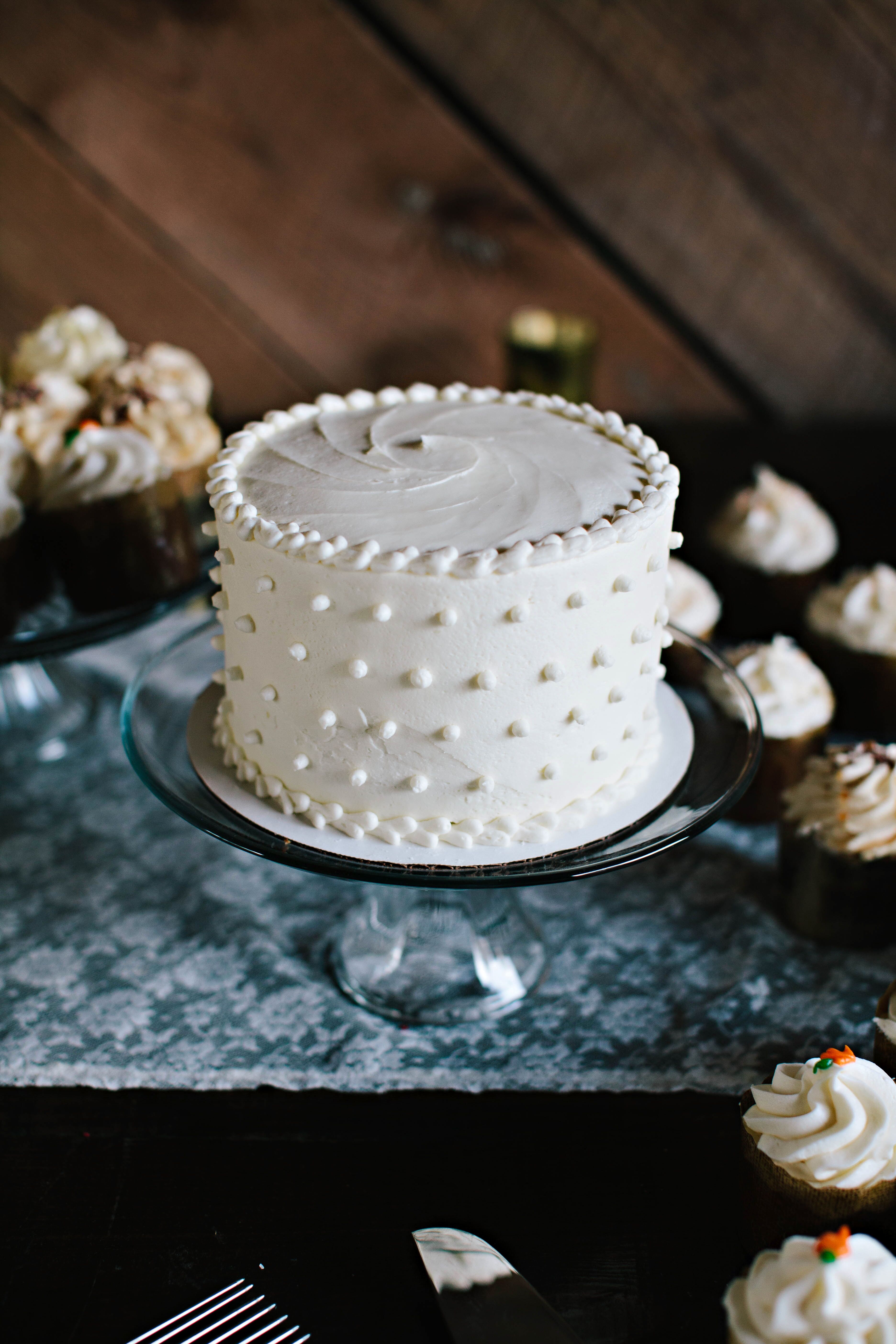 Single Tier Carrot Cake