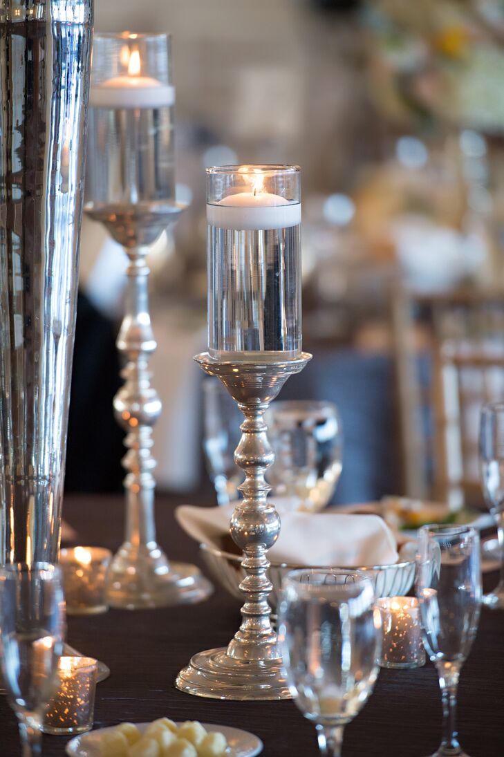 Pillar, Floating Candle Centerpieces