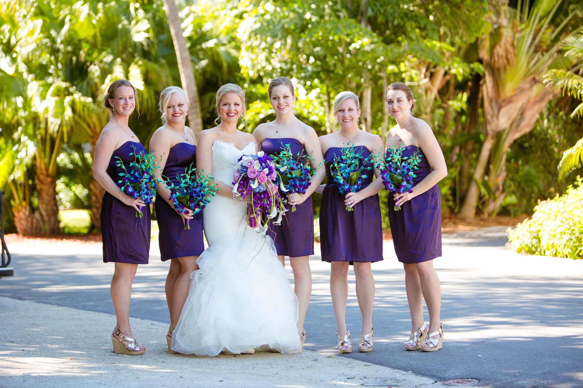 purple and royal blue bridesmaid dresses Royal Blue Bridesmaid Dresses