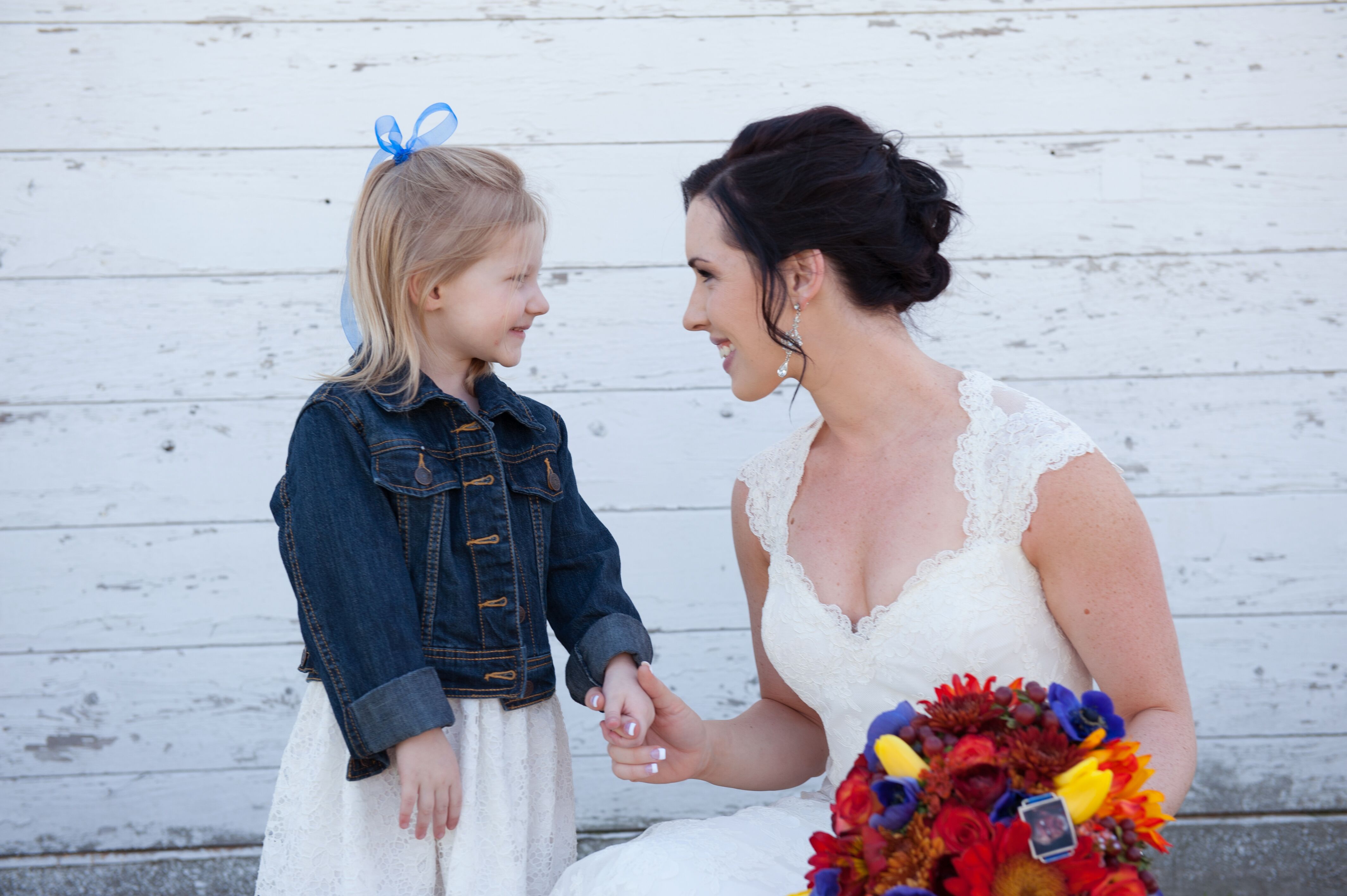 Flower Girl Denim Jacket 