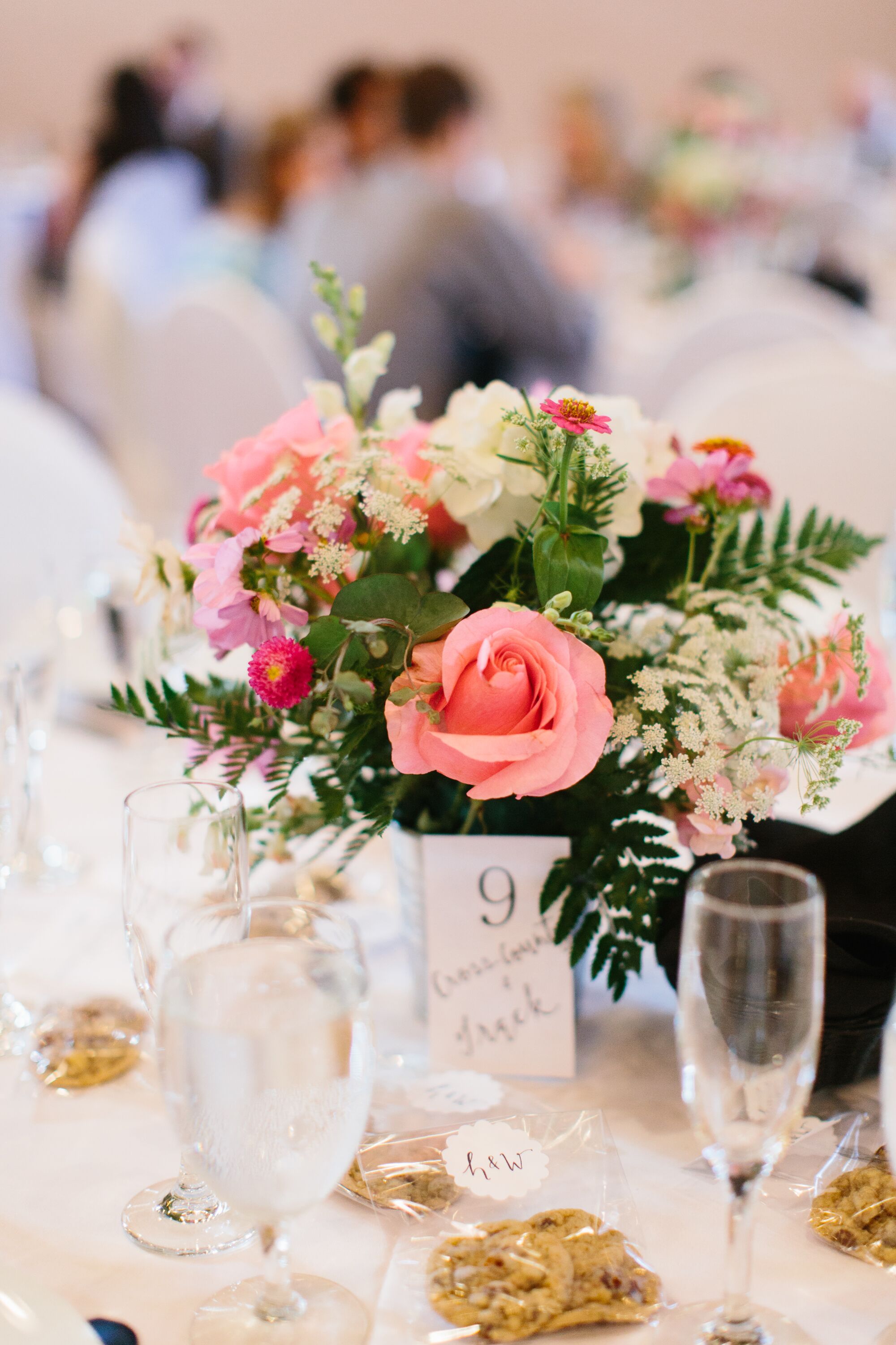 DIY Peony Centerpieces