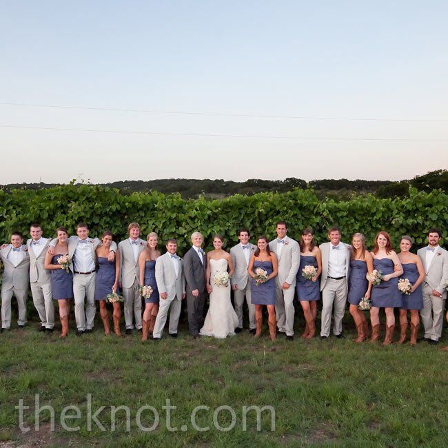 A Casual  Vineyard Wedding  in Marble Falls TX 