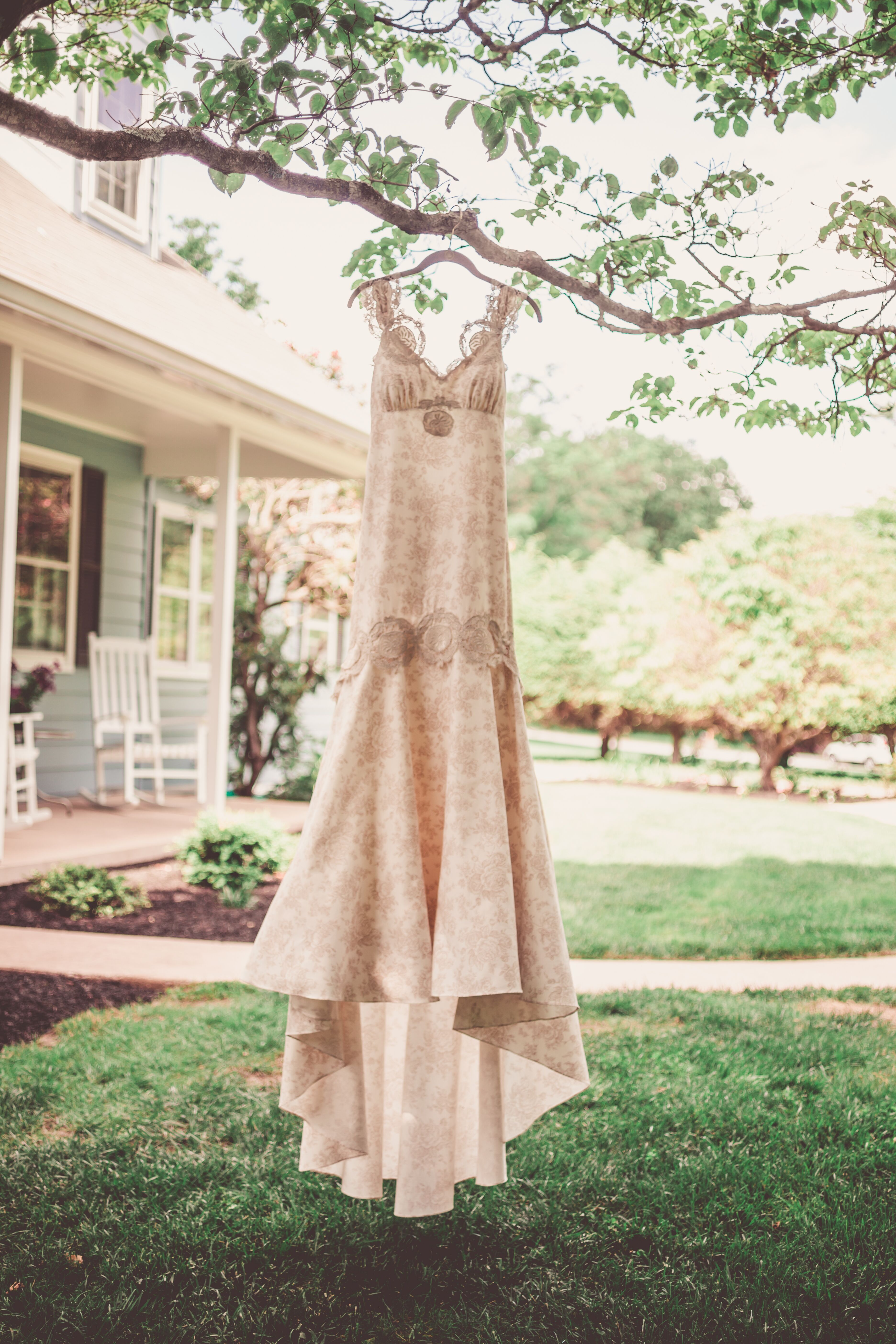 Beige, Toile, Lace Claire Pettibone Wedding Dress