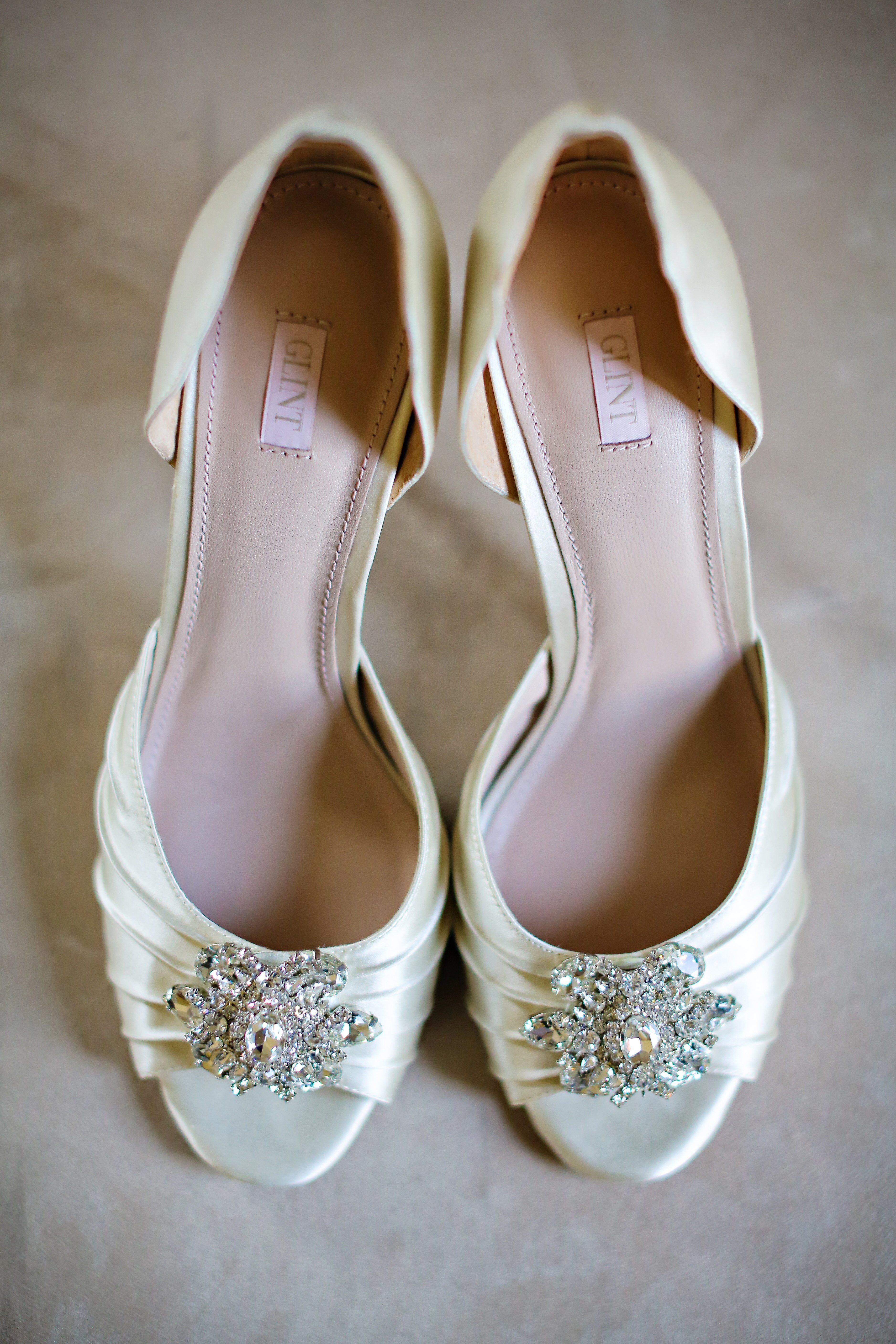 black and ivory heels