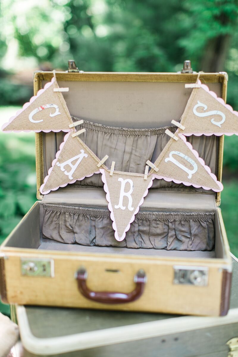 Vintage Briefcase Card box