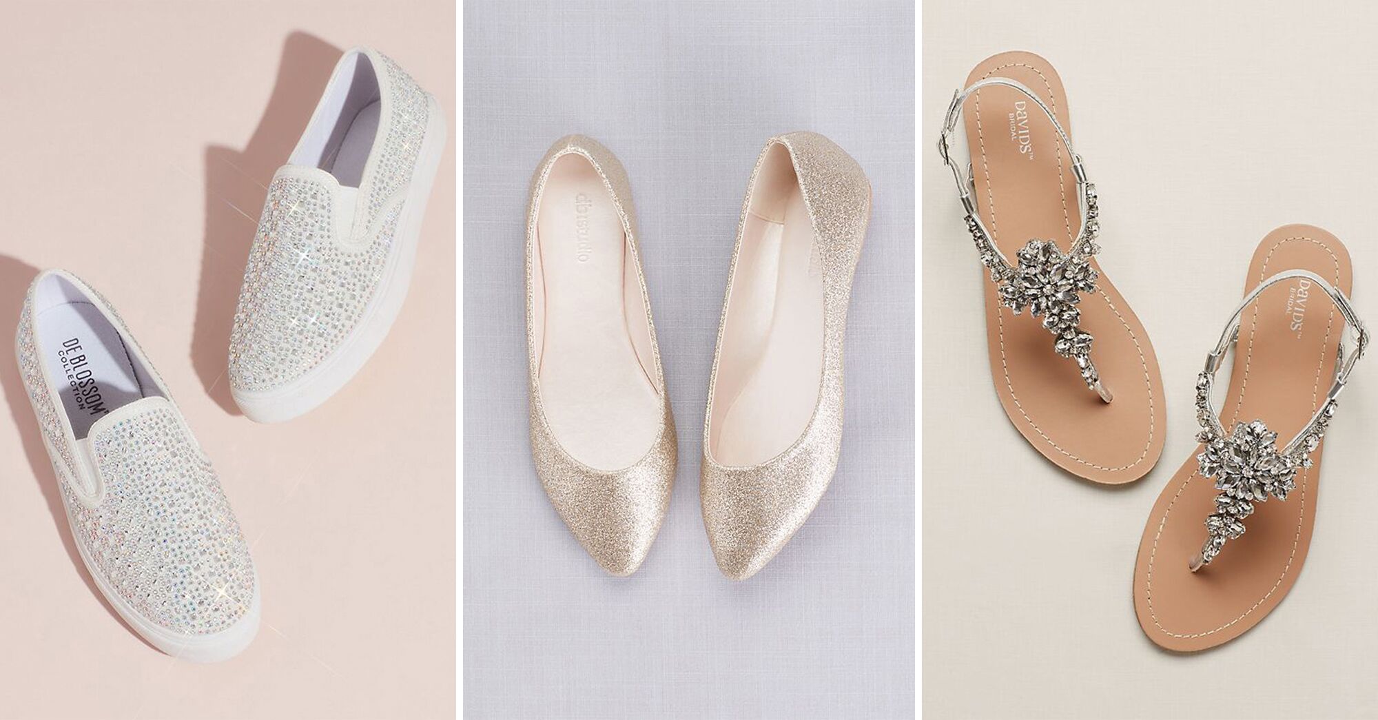 33 Sparkly Wedding Shoes To Glitter Down The Aisle In