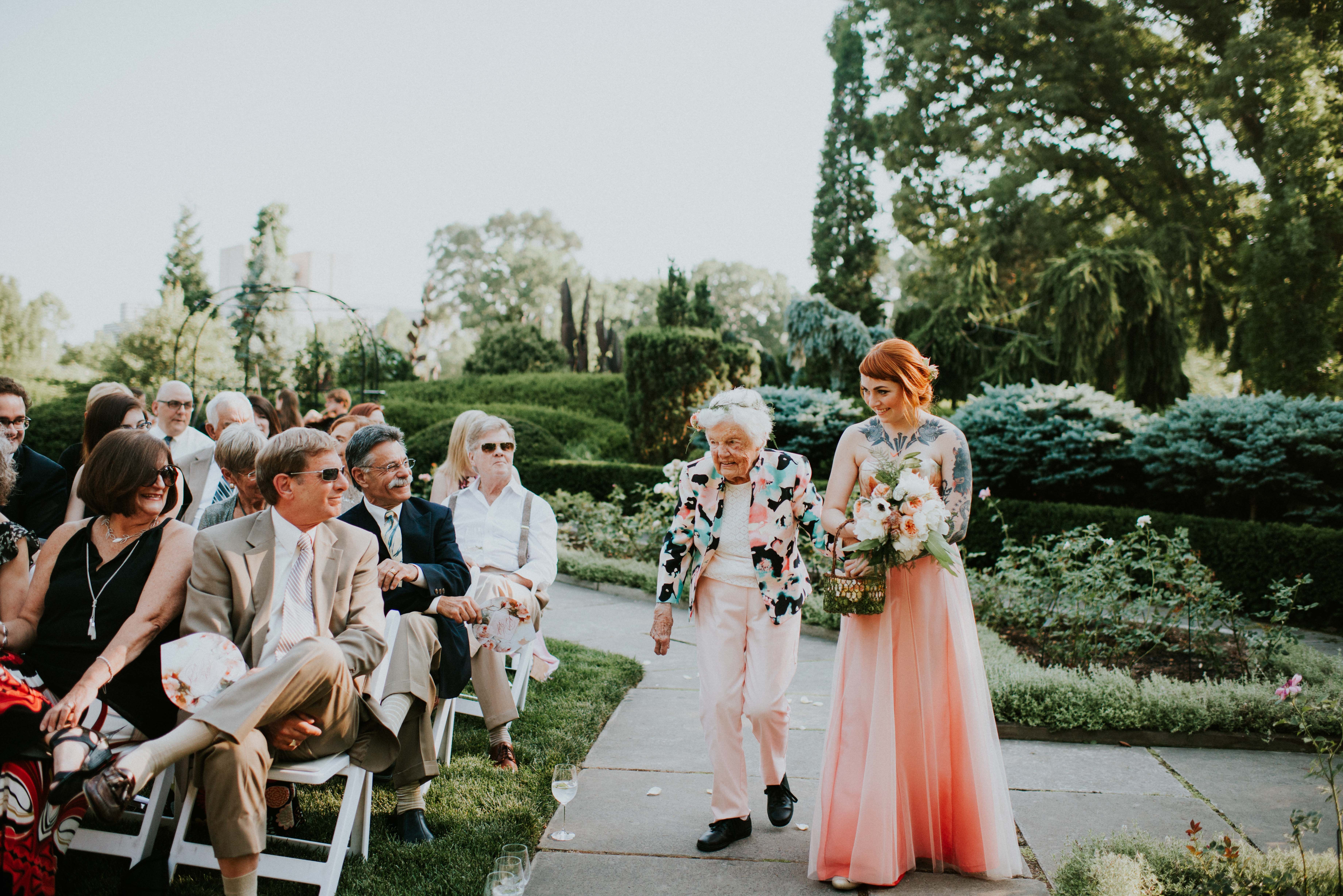 grandma flower girl