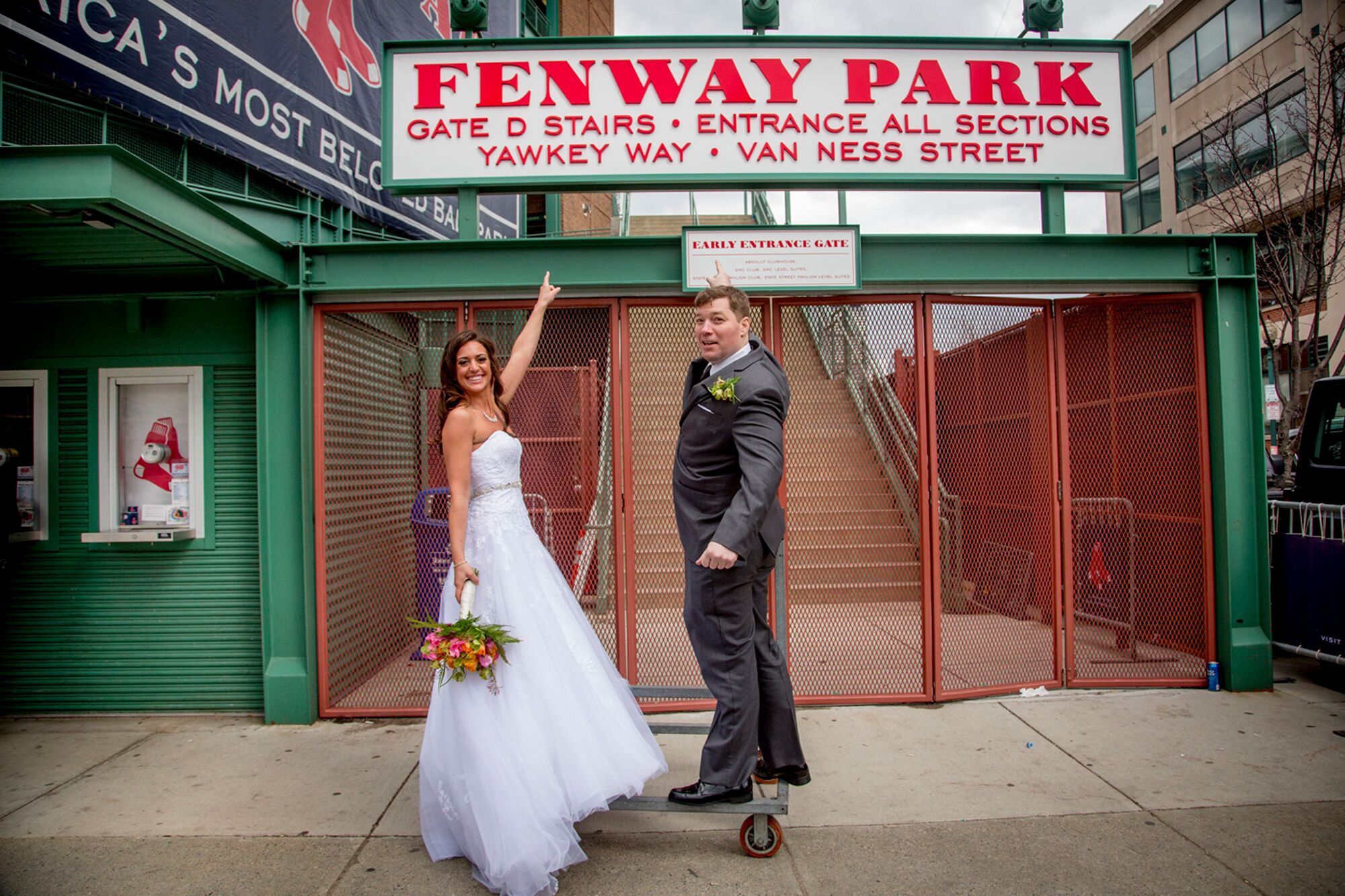 Gate a, Fenway Park, Boston, MA. Editorial Photography - Image of