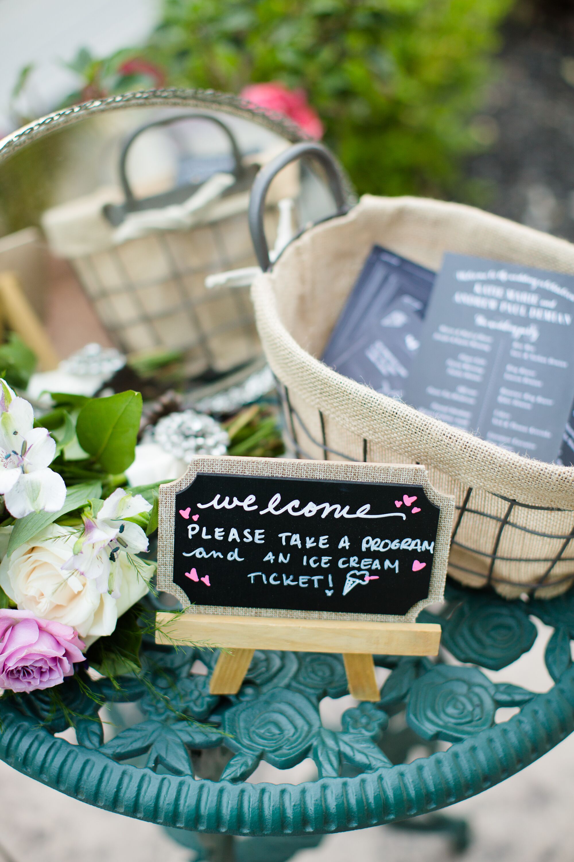 Rustic-Inspired Program Display