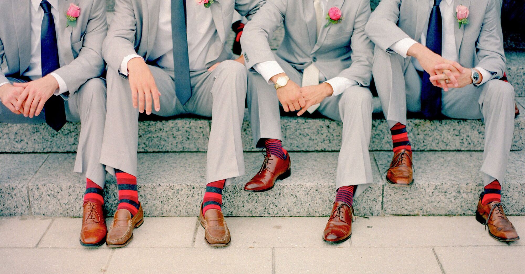 Funny Men Gift Dress Socks Mid Calf  For Groom Best Man Groomsman Wedding Party 