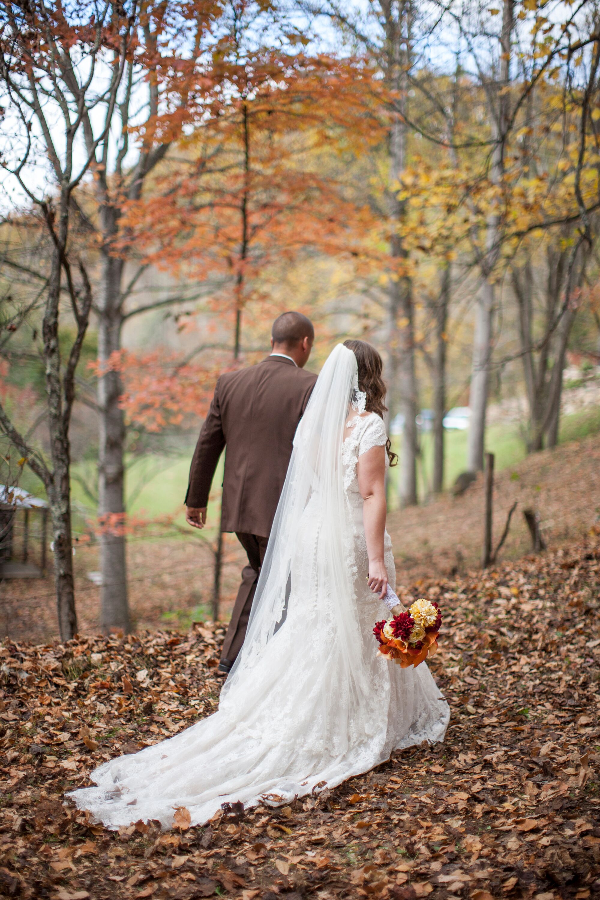 An Autumnal Mountainside Wedding  at a Private Residence in 