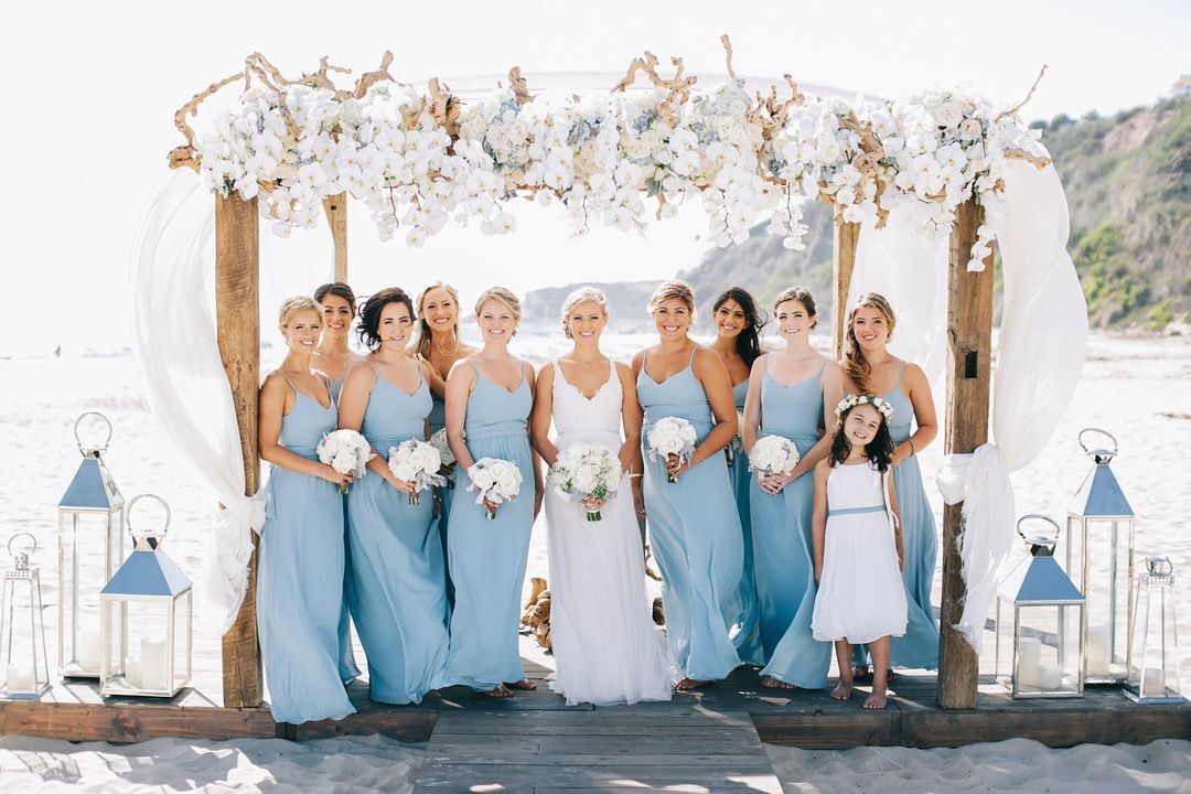 beach wedding bridesmaid dresses