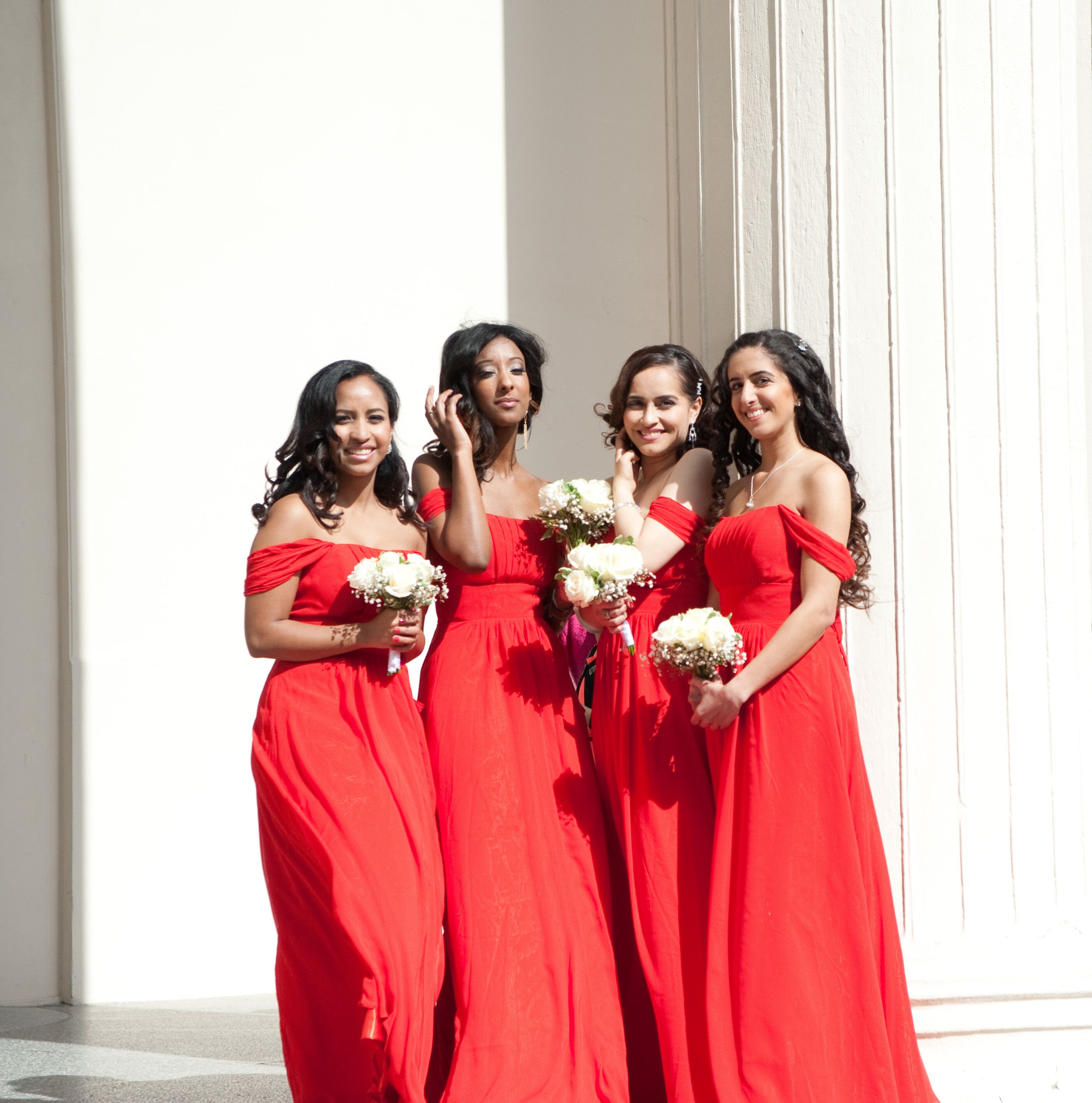 Red Bridesmaid Dresses: 22 Gorgeous Designs From Ruby to Rose 