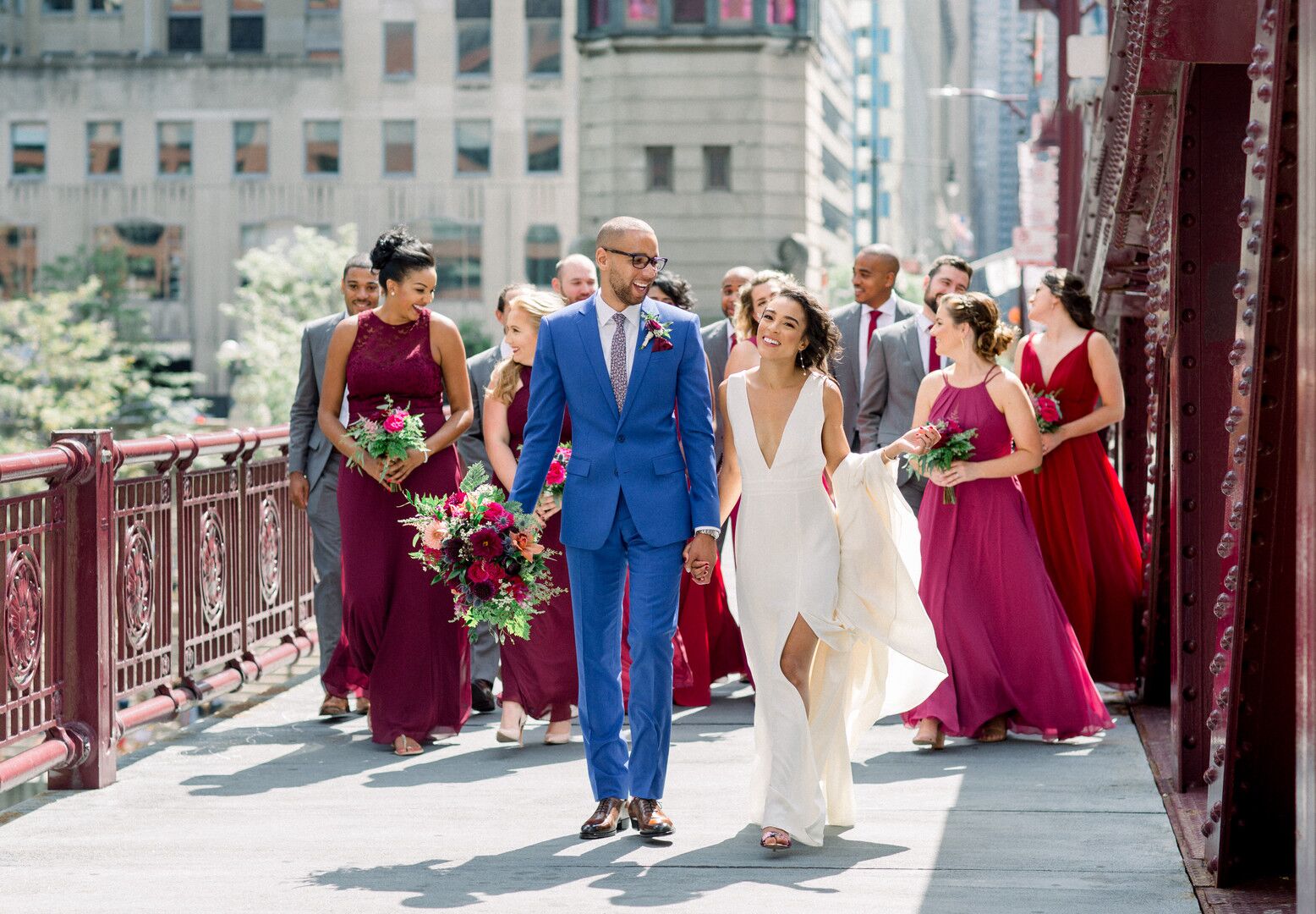 Wedding Party at The Joinery in Chicago Illinois