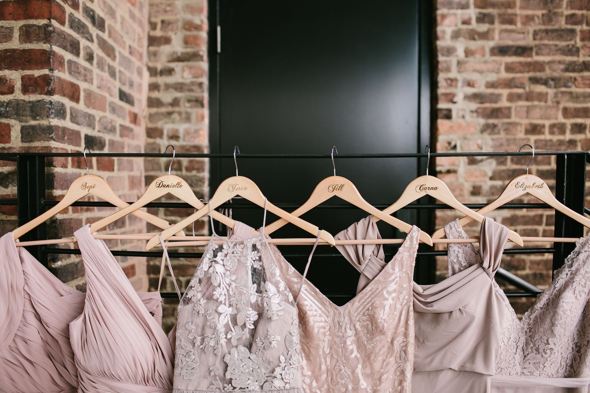 dusty rose mismatched bridesmaid dresses Mismatch A-line Long Dusty Rose Bridesmaid Dresses  FancyVestido